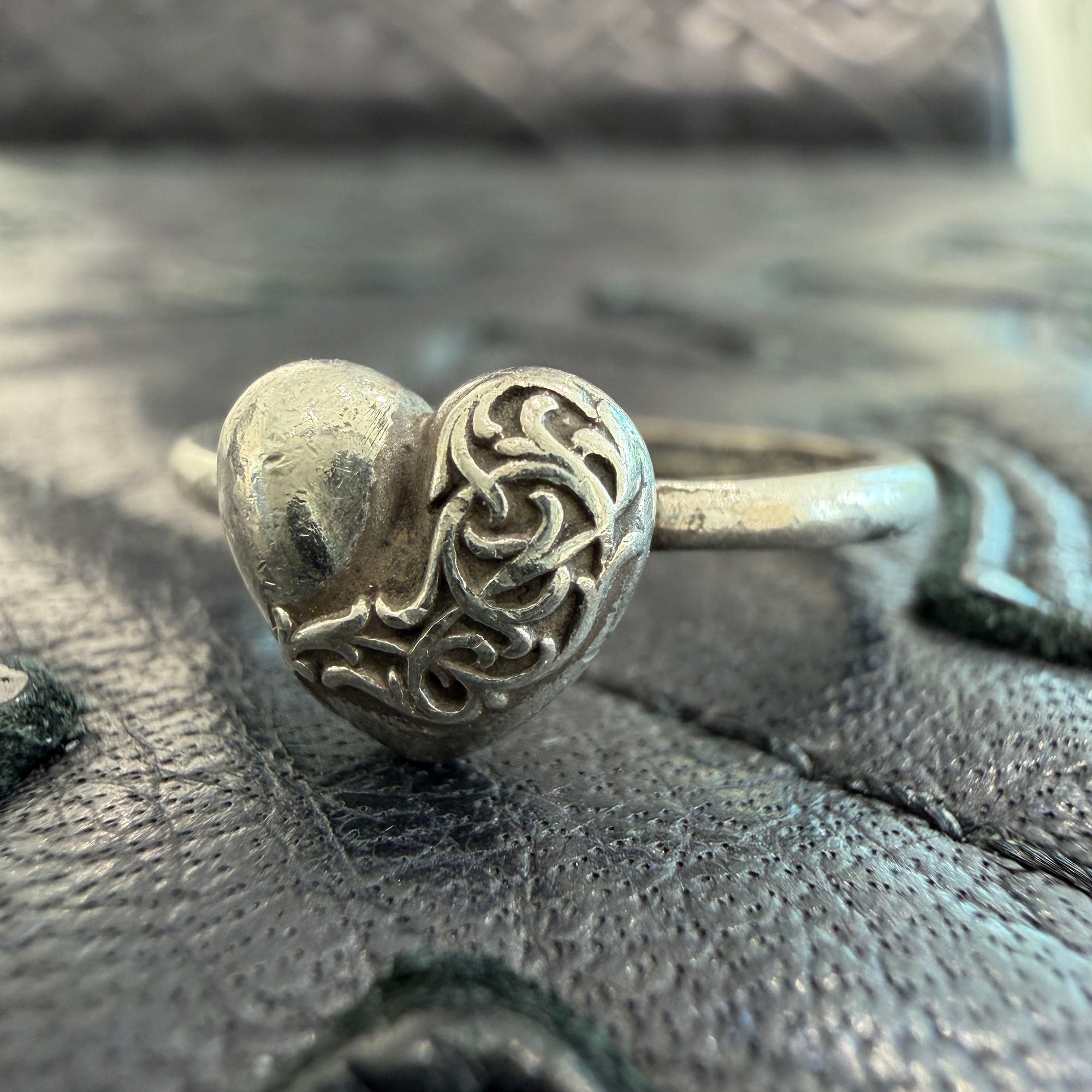 CHROME HEARTS BUBBLEGUM HEART Ring Size 11.5号 クロムハーツ バブルガム ハート リング サイズ11.5号