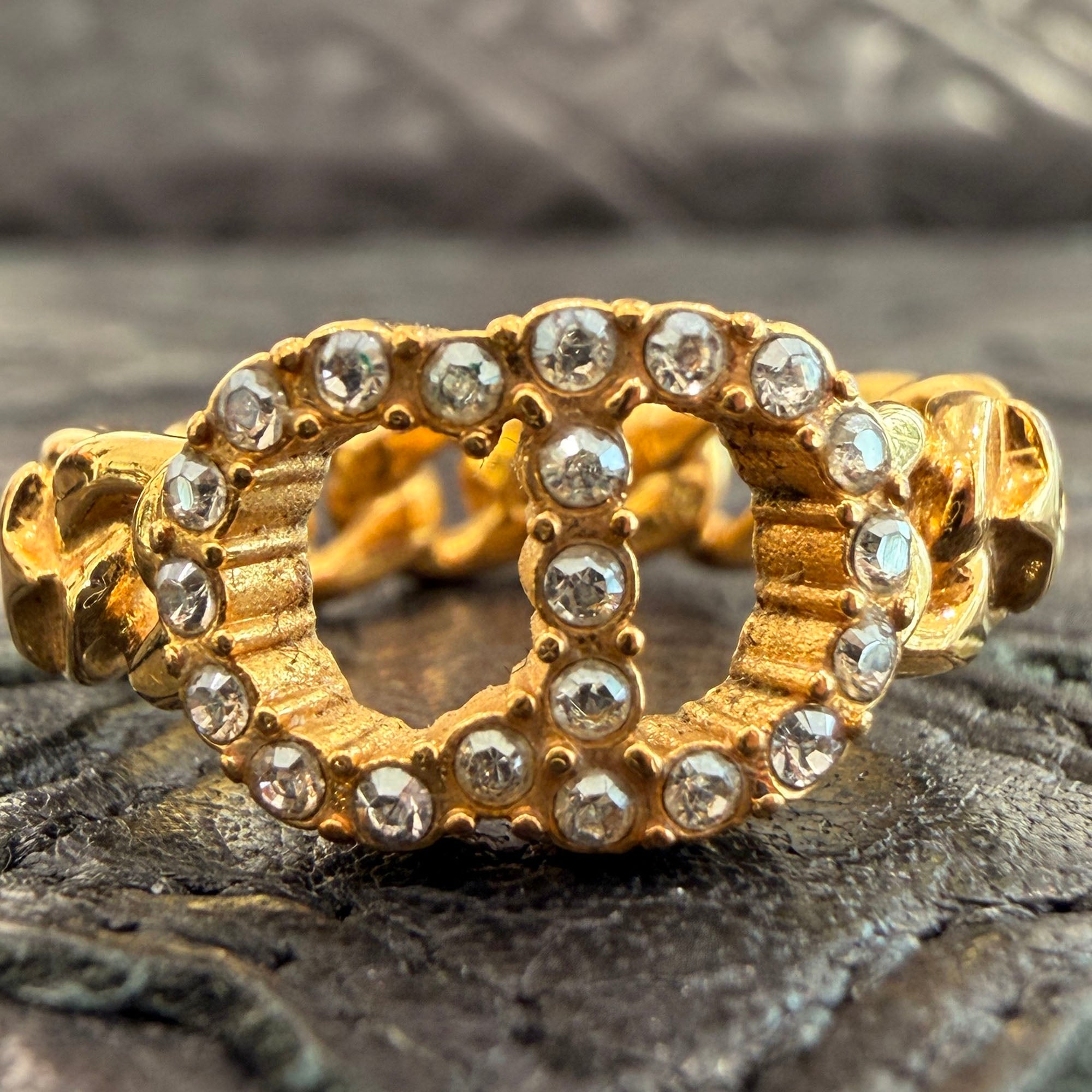 DIOR Clair D Lune Ring R0988CDLCY Size L ディオール クレール ディー リュヌ サイズL