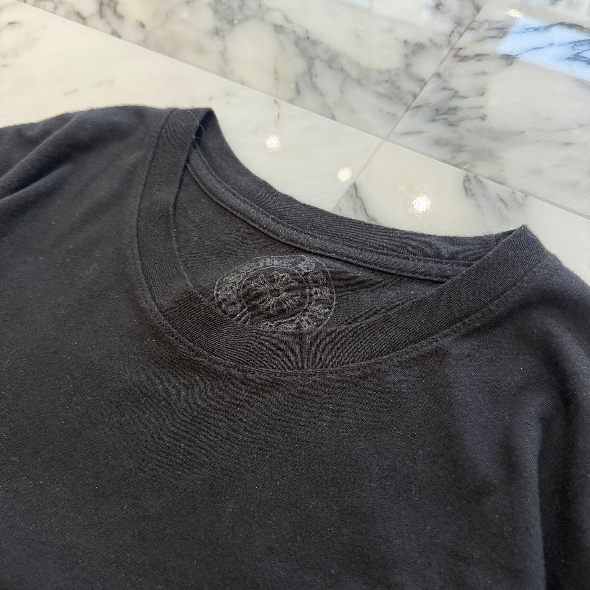 CHROME HEARTS Back Scroll Label Logo Long Sleeve Tee Size XL クロムハーツ バックスクロールラベルロゴ ロングスリーブTシャツ サイズXL