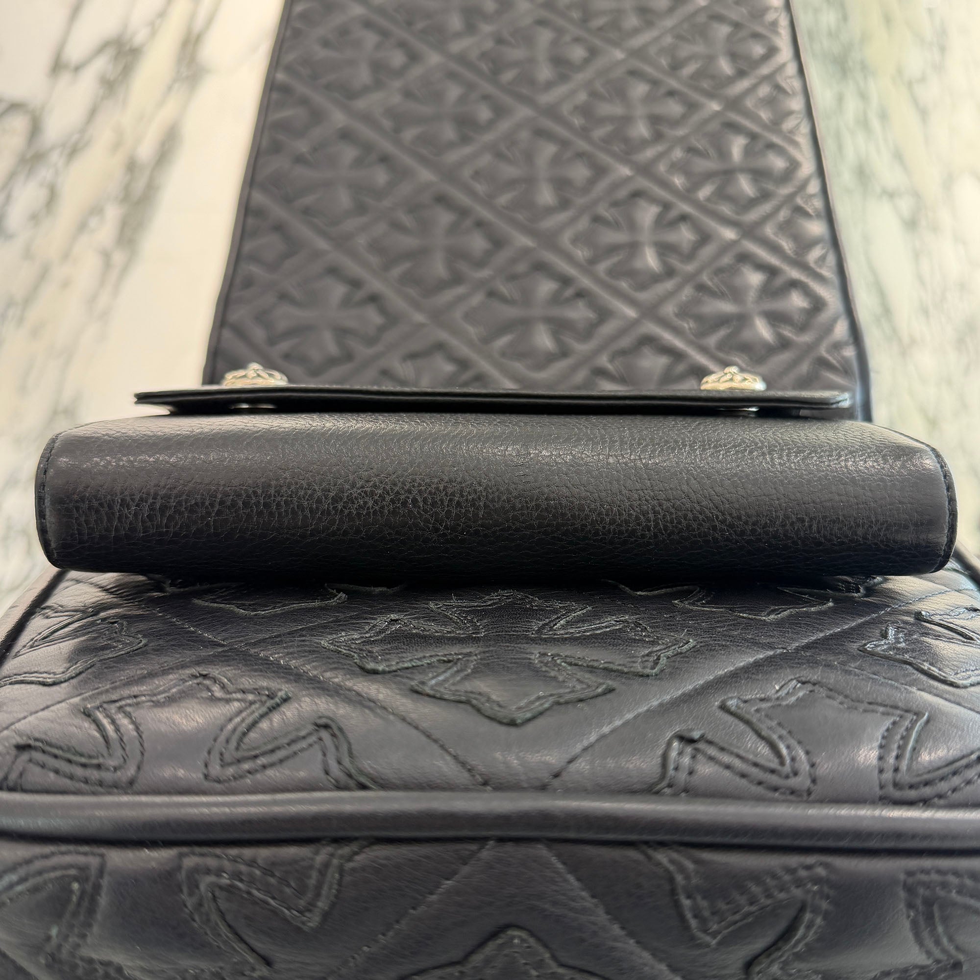 CHROME HEARTS Wave Cross Ball Wallet クロムハーツ ウェーブクロスボール ウォレット