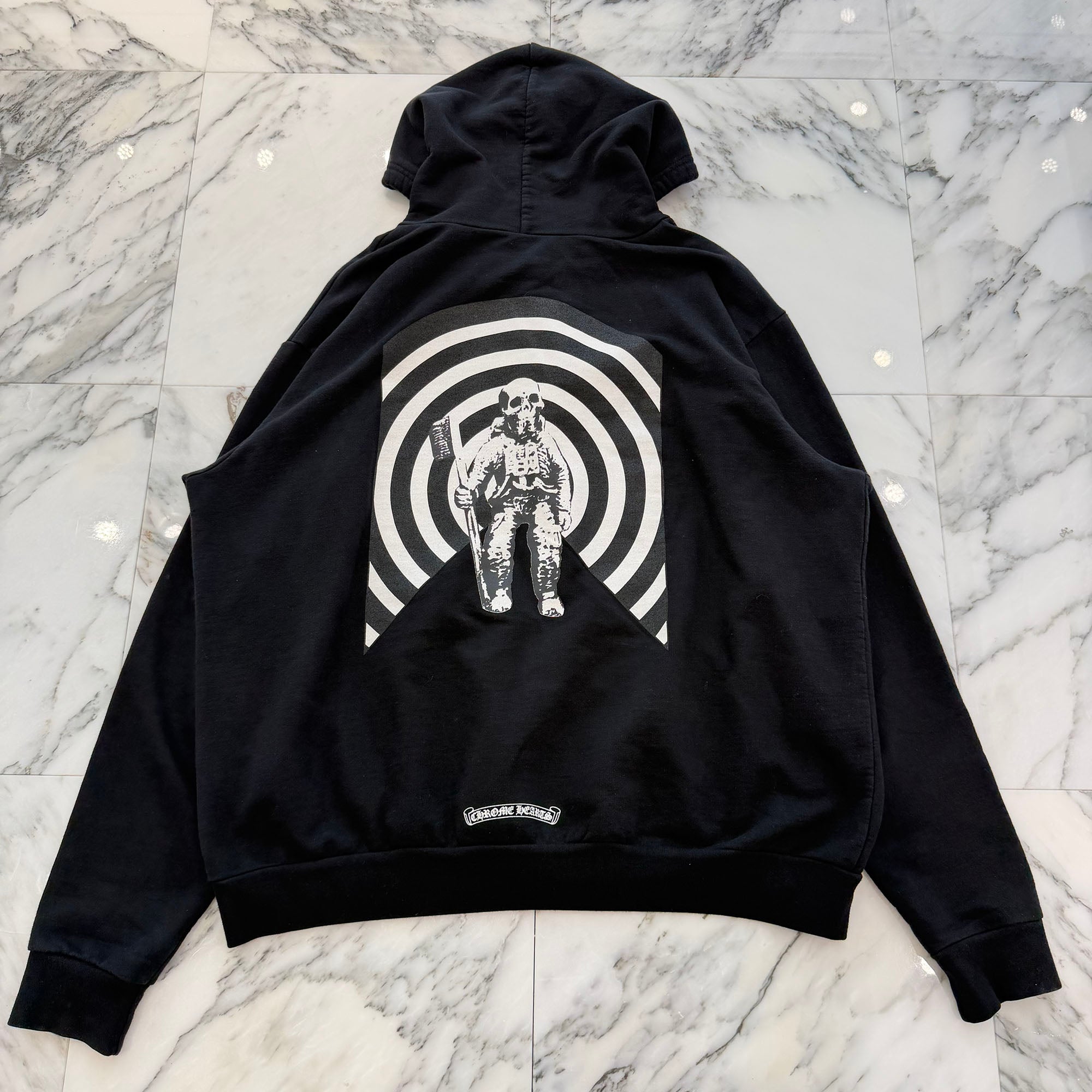 クロム ハーツ フォーティー ハリス ティーター スペース スーツ フーディー CHROME HEARTS Foti Harris Teeter Space Suit Zip Up Hoodie Size XL