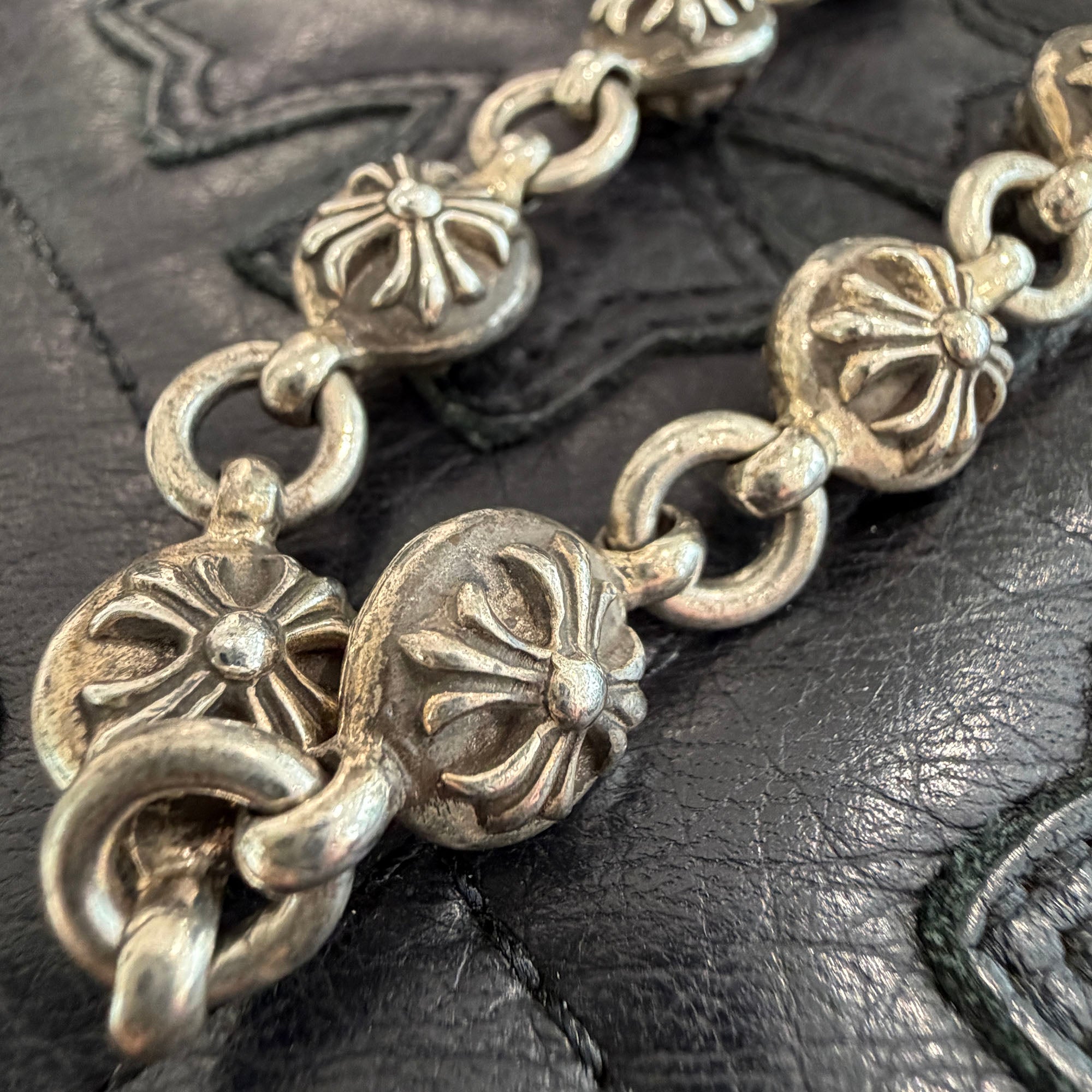 CHROME HEARTS  Cross Ball Necklace #2 Size 20 Inch クロムハーツ クロスボール ネックレス #2 サイズ20インチ