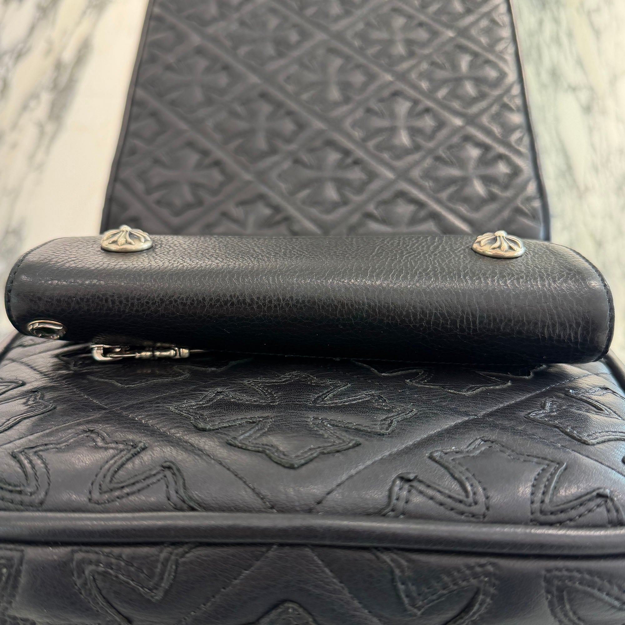 CHROME HEARTS Wave Cross Ball Wallet クロムハーツ ウェーブクロスボール ウォレット