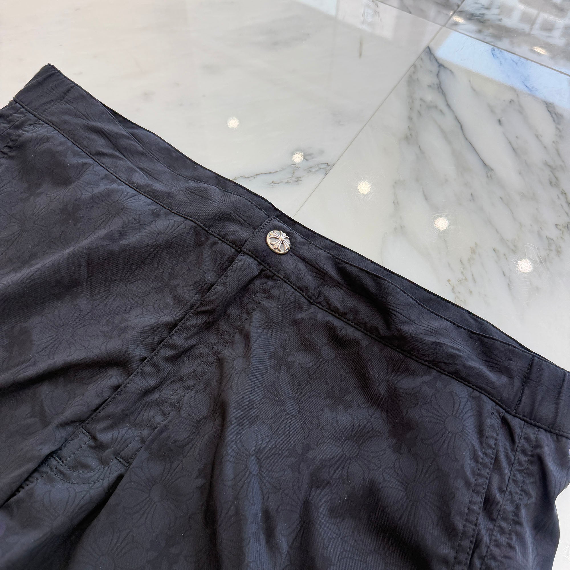 CHROME HEARTS Y NOT CH Plus Swim Shorts Size 32 クロムハーツ ワイノット CHプラス スイムショーツ サイズ32