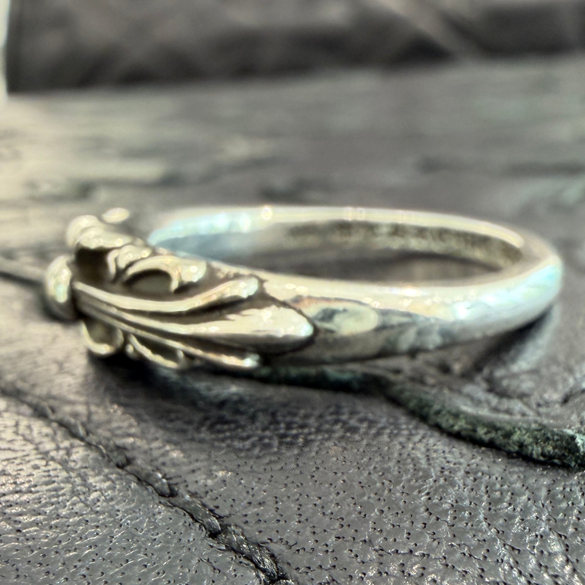 CHROME HEARTS Baby Classic Floral Cross Ring 20.5号 クロムハーツ ベイビークラシック フローラルクロス リング サイズ20.5号