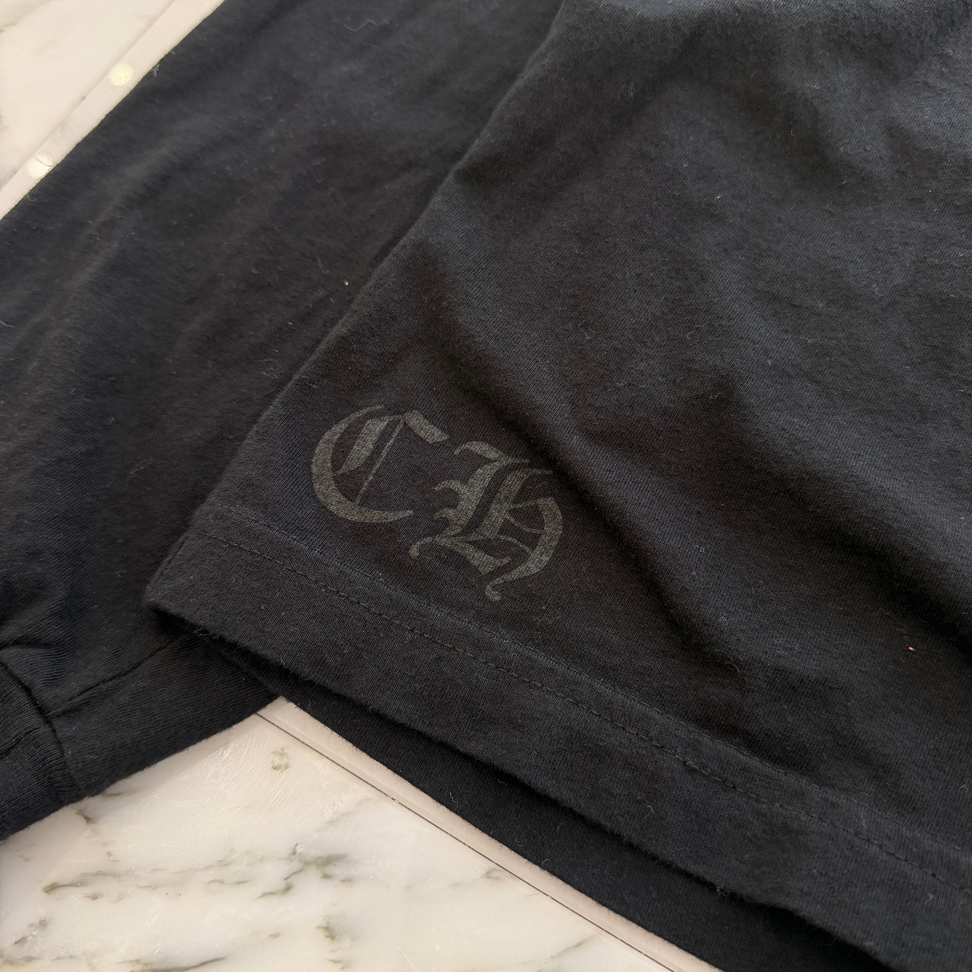 CHROME HEARTS Back Scroll Label Logo Long Sleeve Tee Size XL クロムハーツ バックスクロールラベルロゴ ロングスリーブTシャツ サイズXL