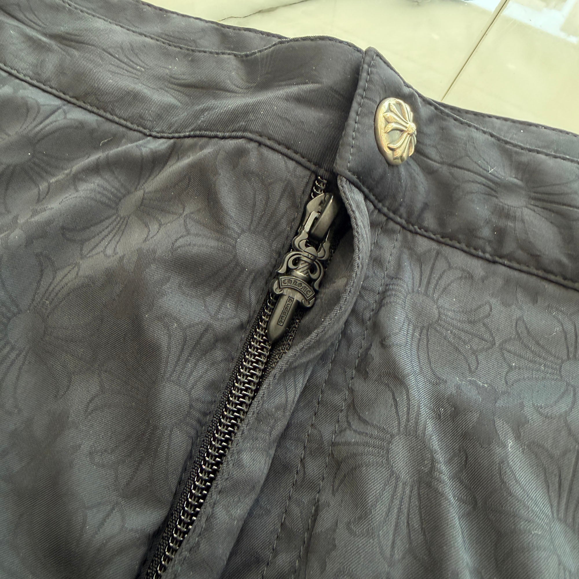 CHROME HEARTS Y NOT CH Plus Swim Shorts Size 32 クロムハーツ ワイノット CHプラス スイムショーツ サイズ32