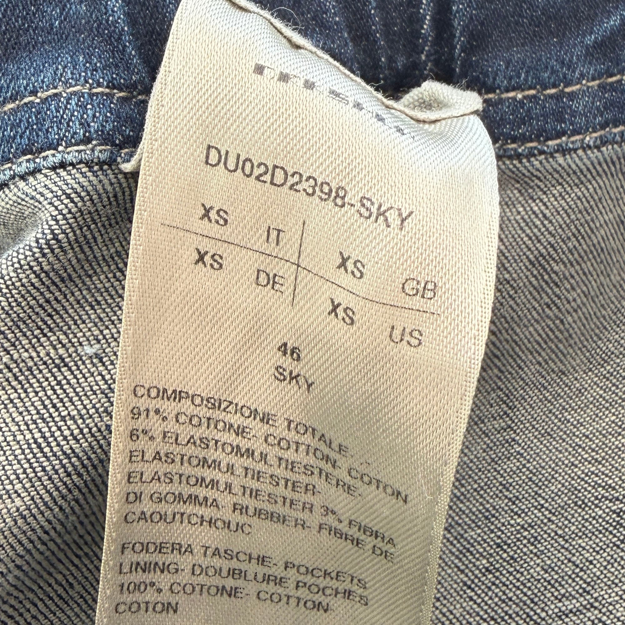 Rick Owens DRKSHDW 2024AW Double Cargo Jumbo Belas Pants DU2D2398-SKY Size XS リックオウエンス ダークシャドウ ダブルカーゴ ジャンボベラス パンツ サイズXS