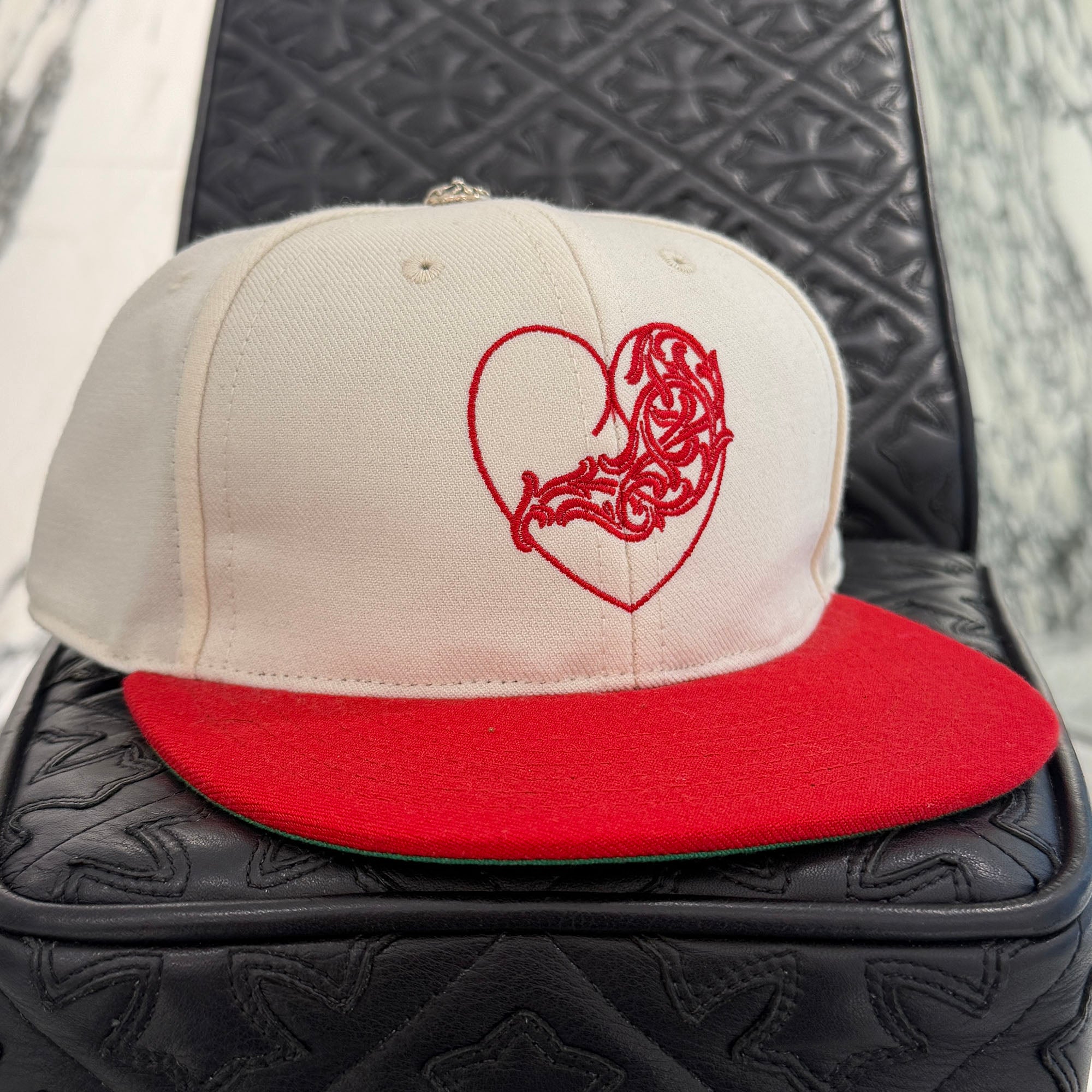 CHROME HEARTS 2024AW VINY HEART " LOVE YOU " Base Ball Cap Size 7 5/8 (60.6cm) クロムハーツ ヴィニーハート "ラブユー" ベースボールキャップ サイズ7 5/8 (60.6cm)