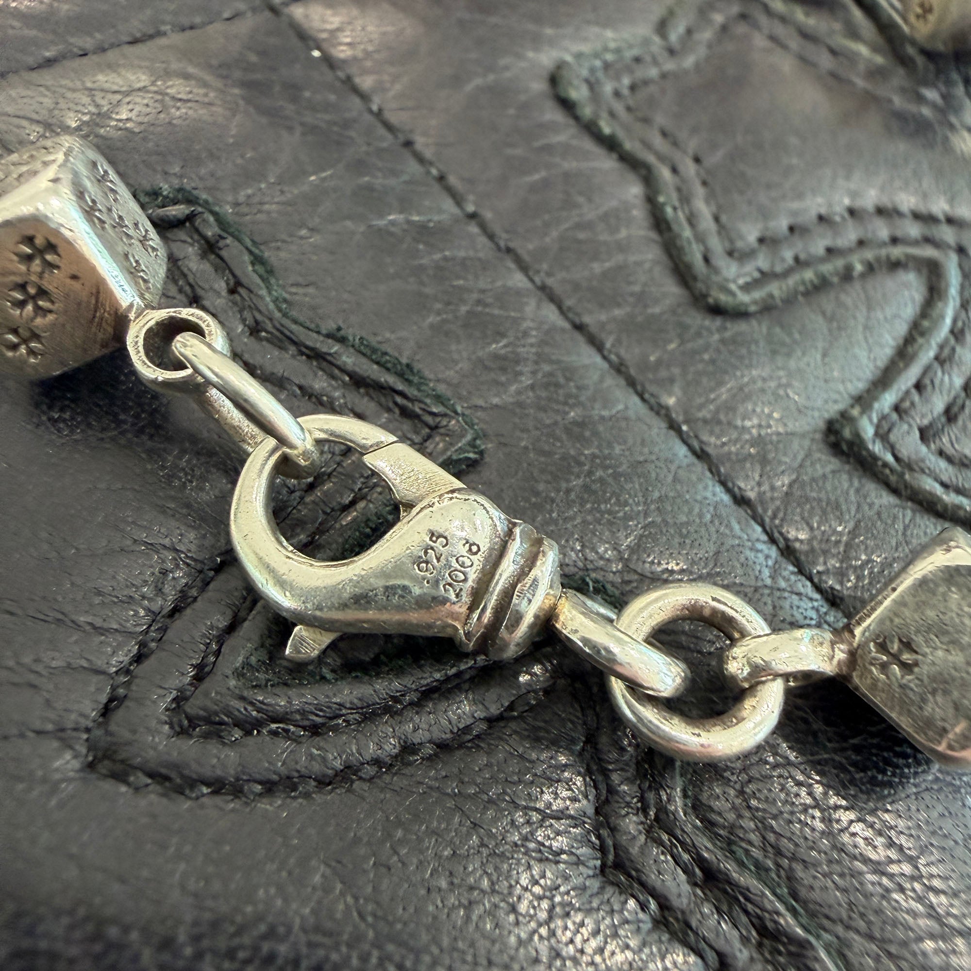 CHROME HEARTS DICE Cross Ball Silver Neckless Size 20 Inch クロムハーツ ダイス クロスボール シルバー ネックレス サイズ20インチ