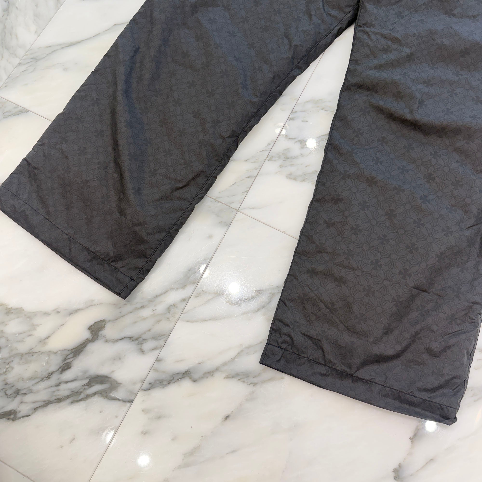 CHROME HEARTS Y NOT CH Logo Embroidery CH Plus Track Nylon Pants Size M クロムハーツ ワイノット CHロゴ刺繍 CHプラス トラック ナイロンパンツ サイズM