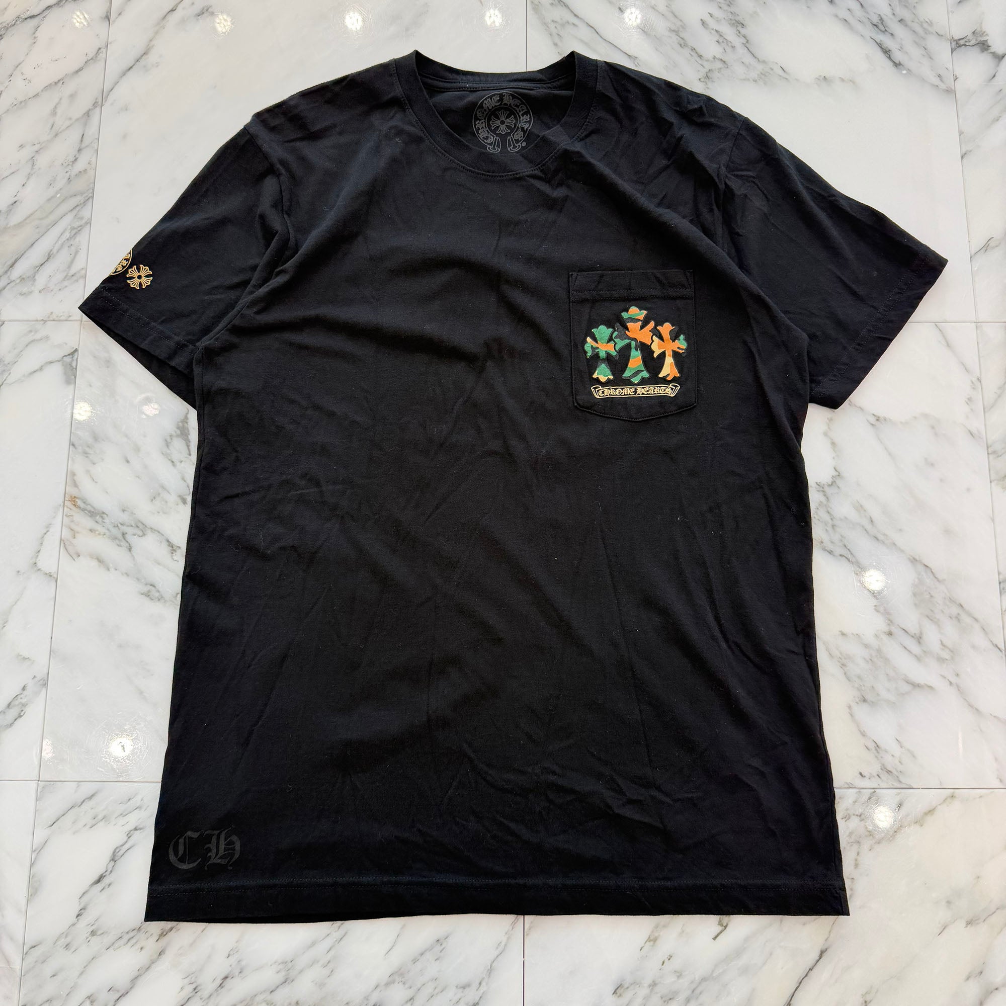 CHROME HEARTS Camo Horseshoe Tee Size L クロムハーツ カモ ホースシュー ティーシャツ サイズL