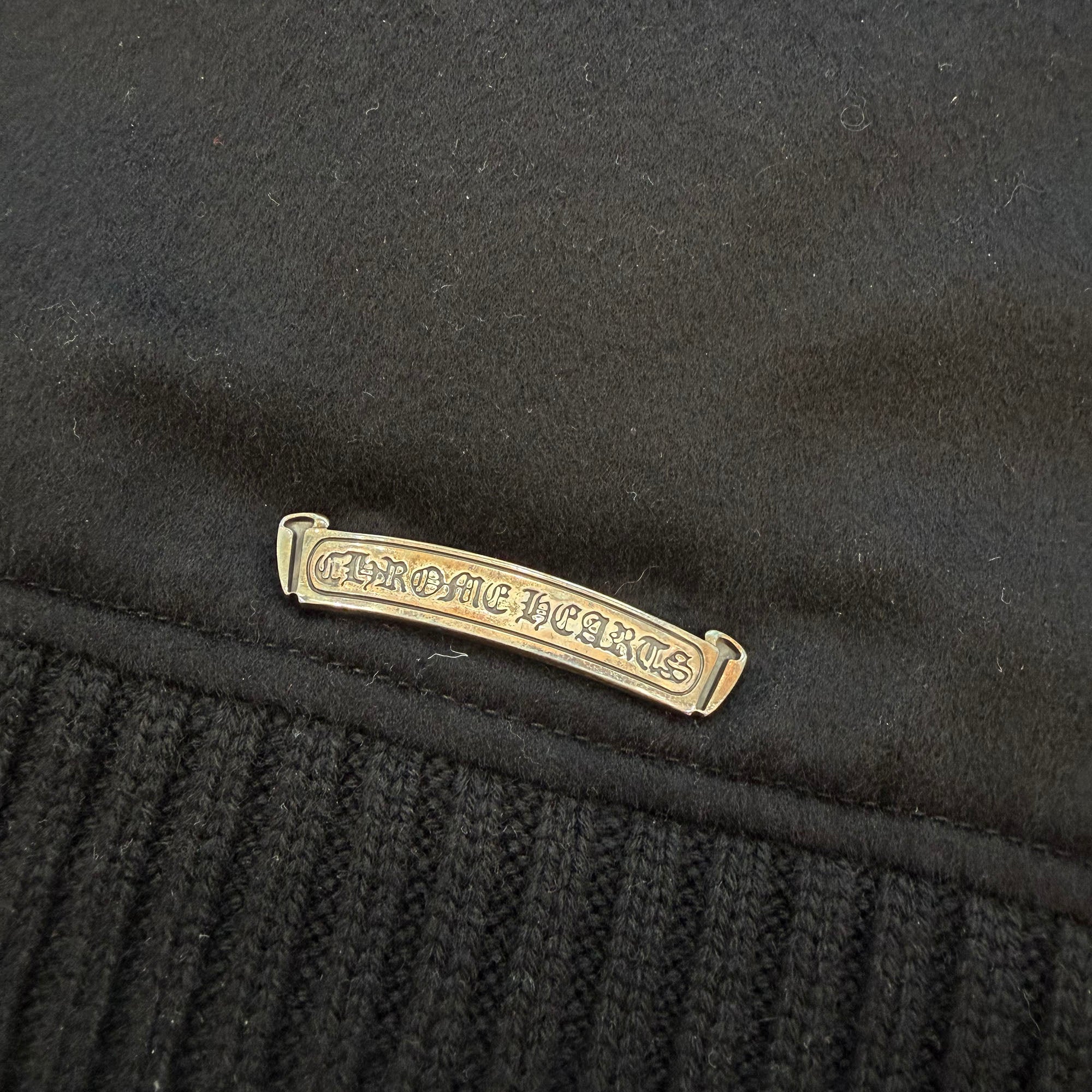 CHROME HEARTS LETTERMAN Star Leather Patch Blouson Jacket Size M