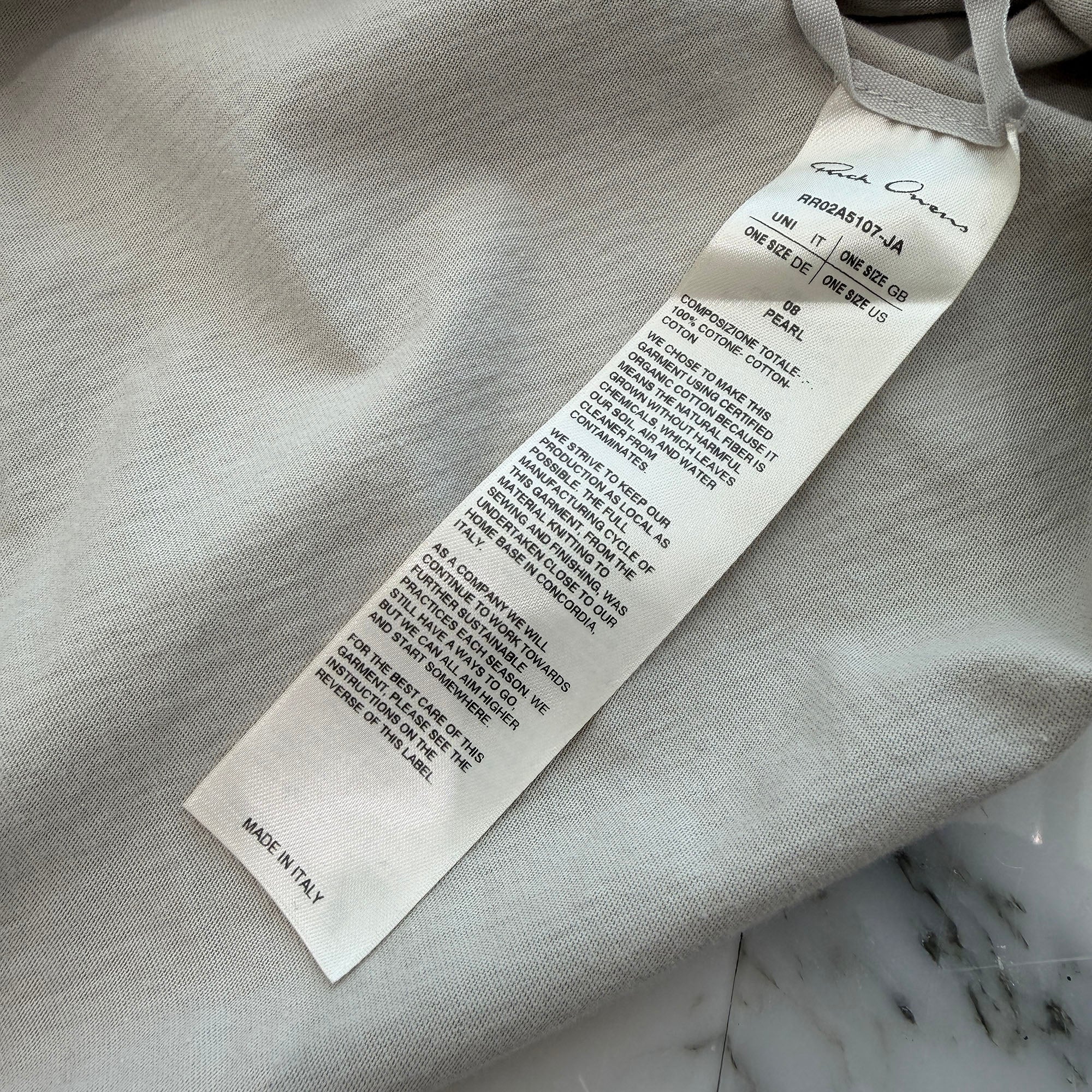 Rick Owens 2021AW Cotton Sleeveless Overshirt RR02A5107-JA ONE SIZE リックオウエンス コットンノースリーブオーバーシャツ ワンサイズ