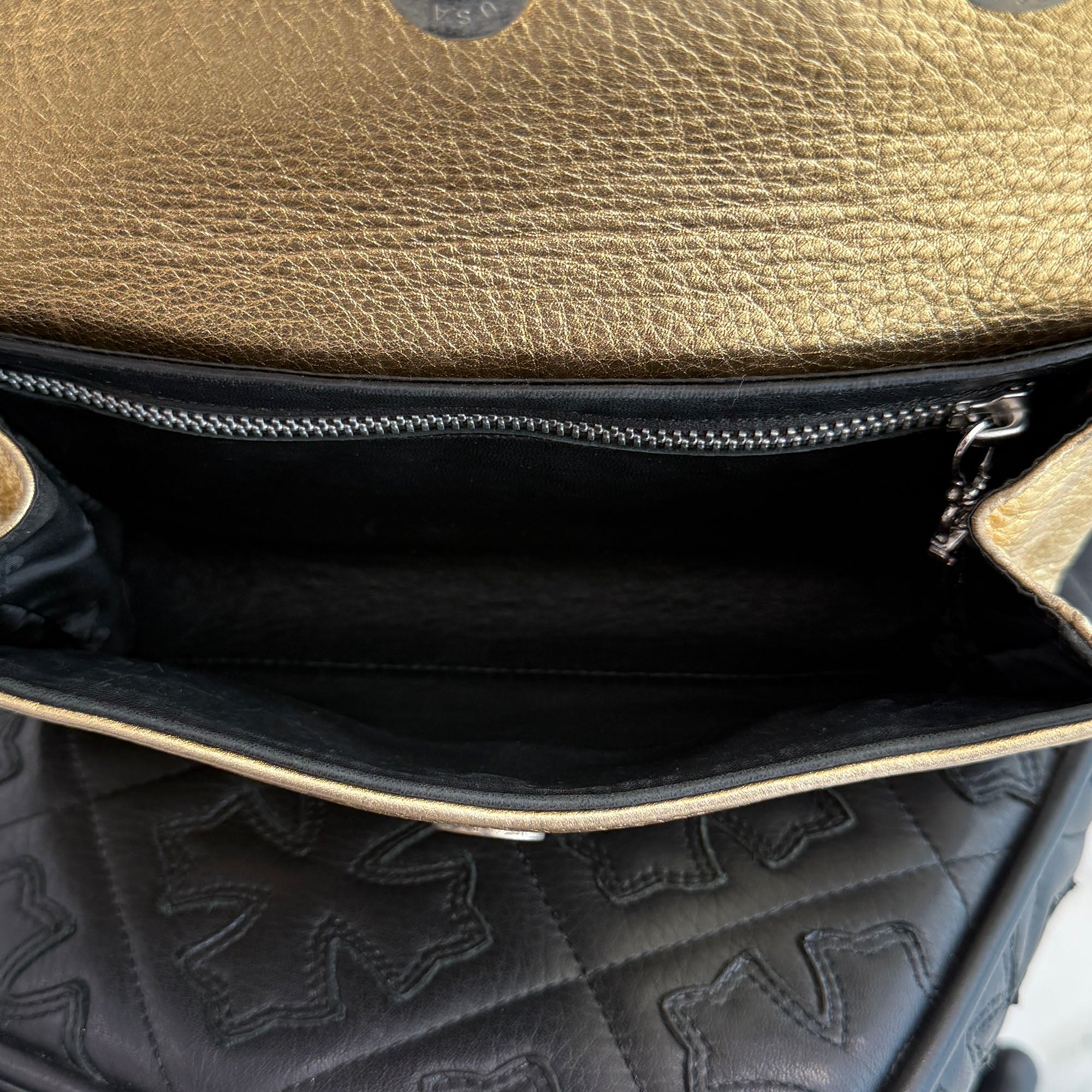 CHROME HEARTS CH PLUS Dinner Leather Clutch Bag クロムハーツ CHプラス ディナー レザー クラッチバッグ