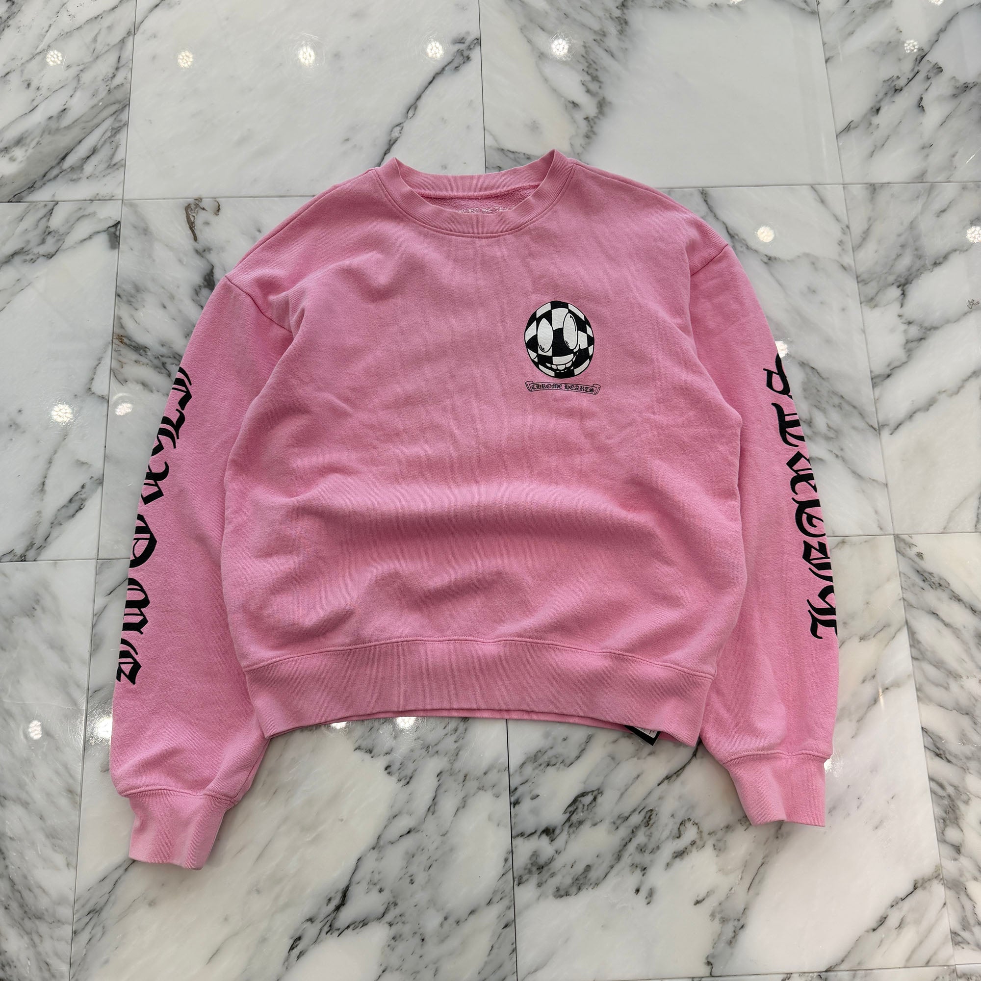 CHROME HEARTS × MATTY BOY Vanity Affair Crew Neck Sweat Shirt Size M クロムハーツ × マッティボーイ バニティ・アフェア クルーネックスウェットシャツ サイズM