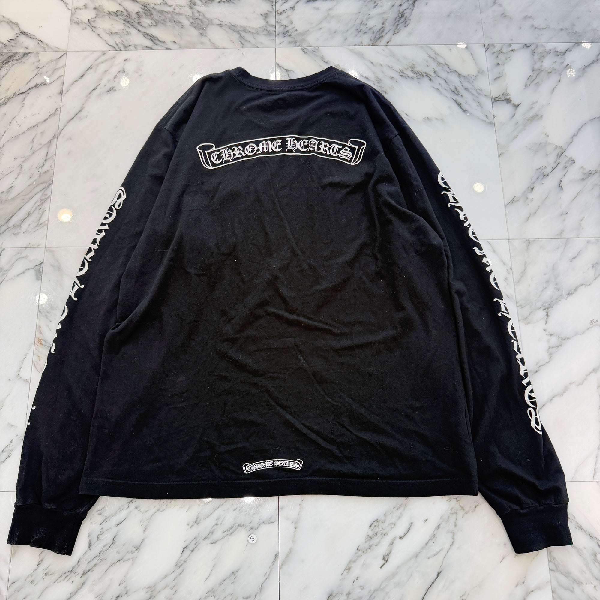CHROME HEARTS Back Scroll Label Logo Long Sleeve Tee Size XL クロムハーツ バックスクロールラベルロゴ ロングスリーブTシャツ サイズXL