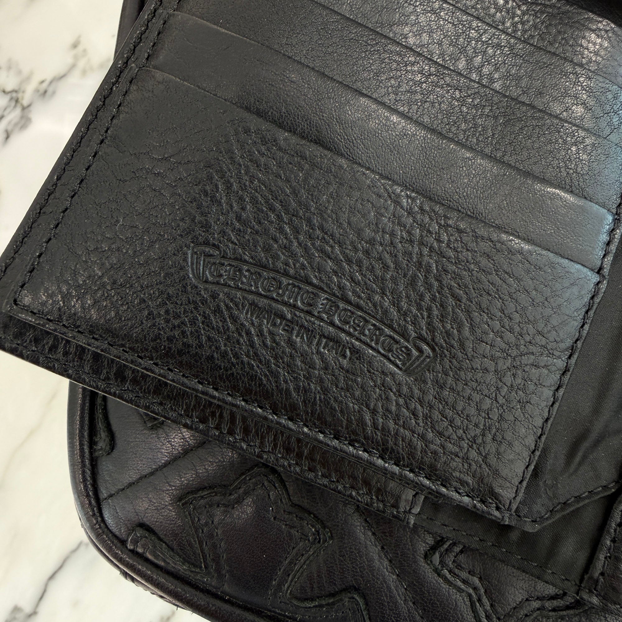 CHROME HEARTS Wave Cross Ball Wallet クロムハーツ ウェーブクロスボール ウォレット