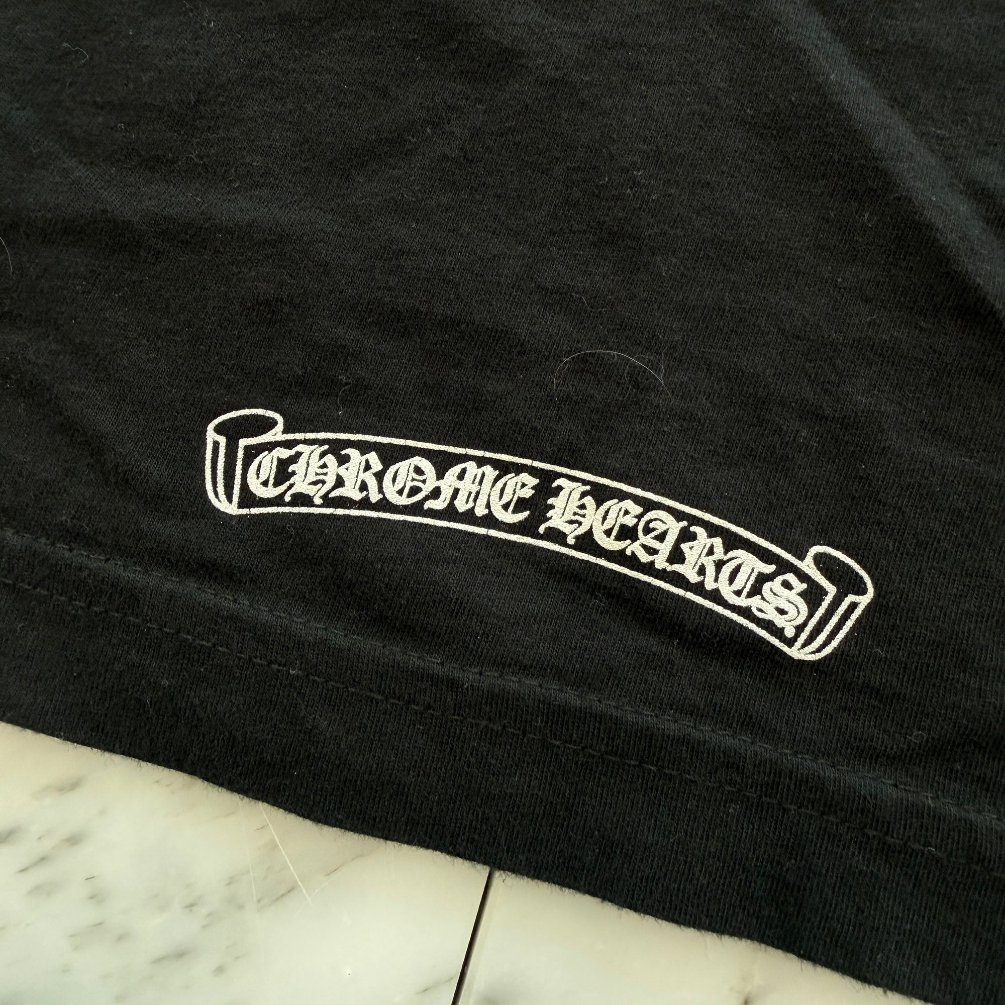 CHROME HEARTS Back Scroll Label Logo Long Sleeve Tee Size XL クロムハーツ バックスクロールラベルロゴ ロングスリーブTシャツ サイズXL