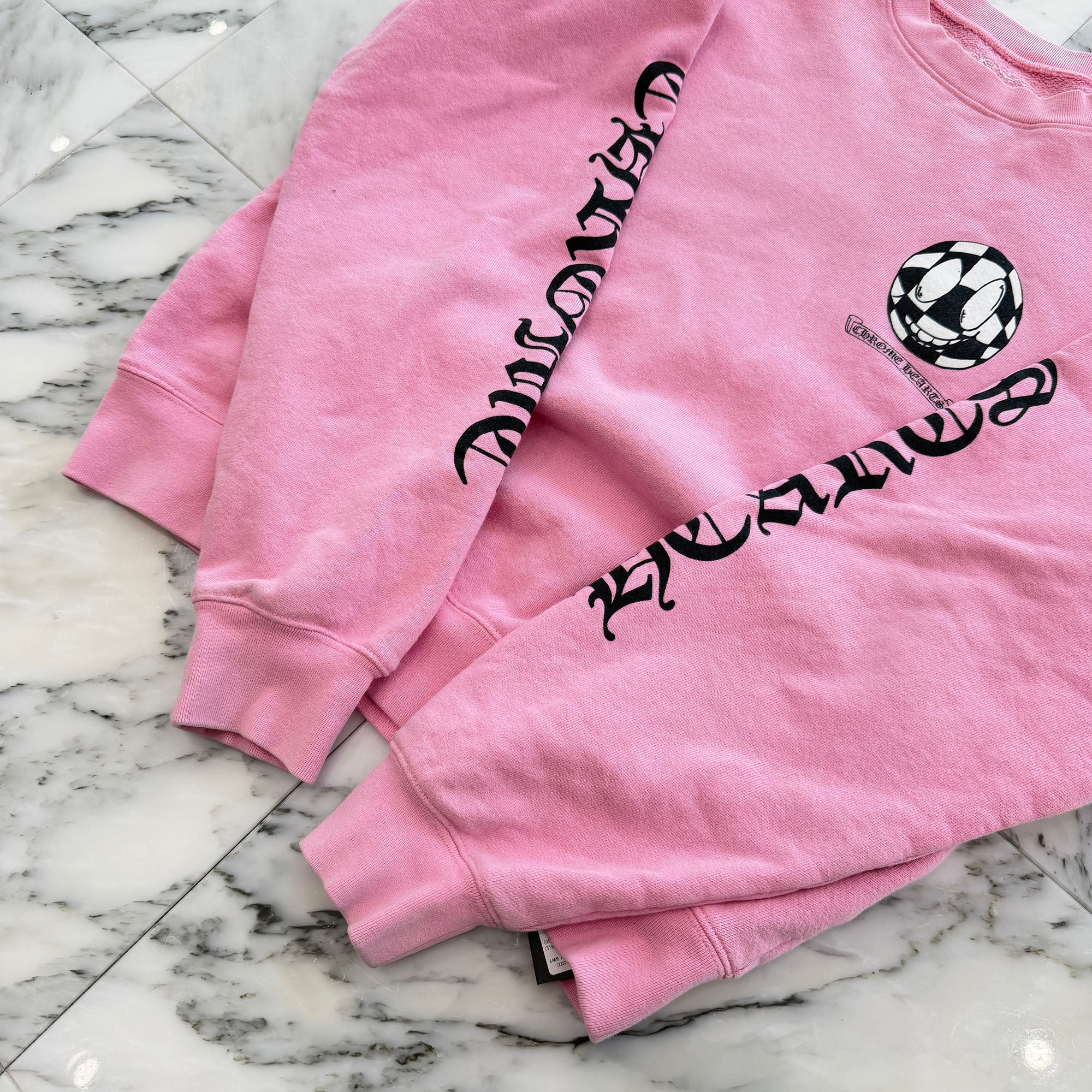 CHROME HEARTS × MATTY BOY Vanity Affair Crew Neck Sweat Shirt Size M クロムハーツ × マッティボーイ バニティ・アフェア クルーネックスウェットシャツ サイズM