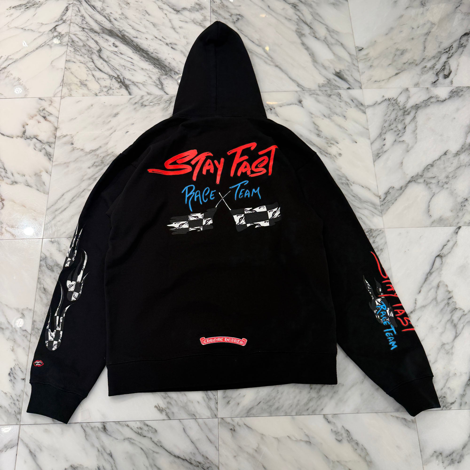 CHROME HEARTS × MATTY BOY PPO STAY FAST RACE TEAM Pullover Hoodie Size M クロムハーツ × マッティボーイ PPO スティファスト レースチーム プルオーバーフーディー サイズM