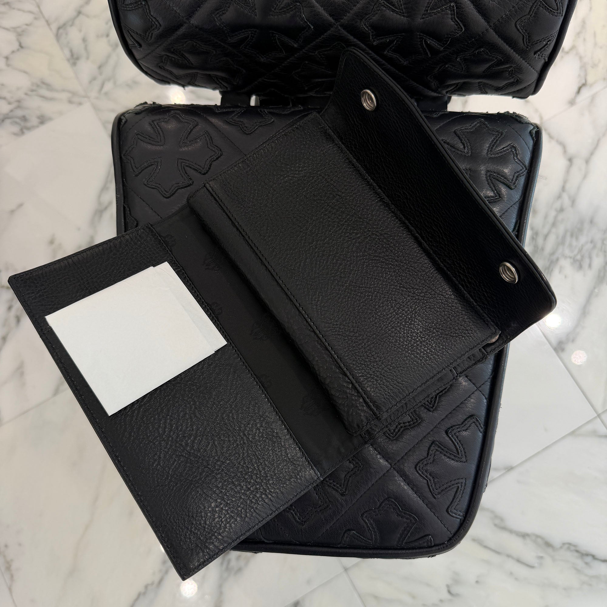 CHROME HEARTS Wave Cross Ball Wallet クロムハーツ ウェーブクロスボール ウォレット