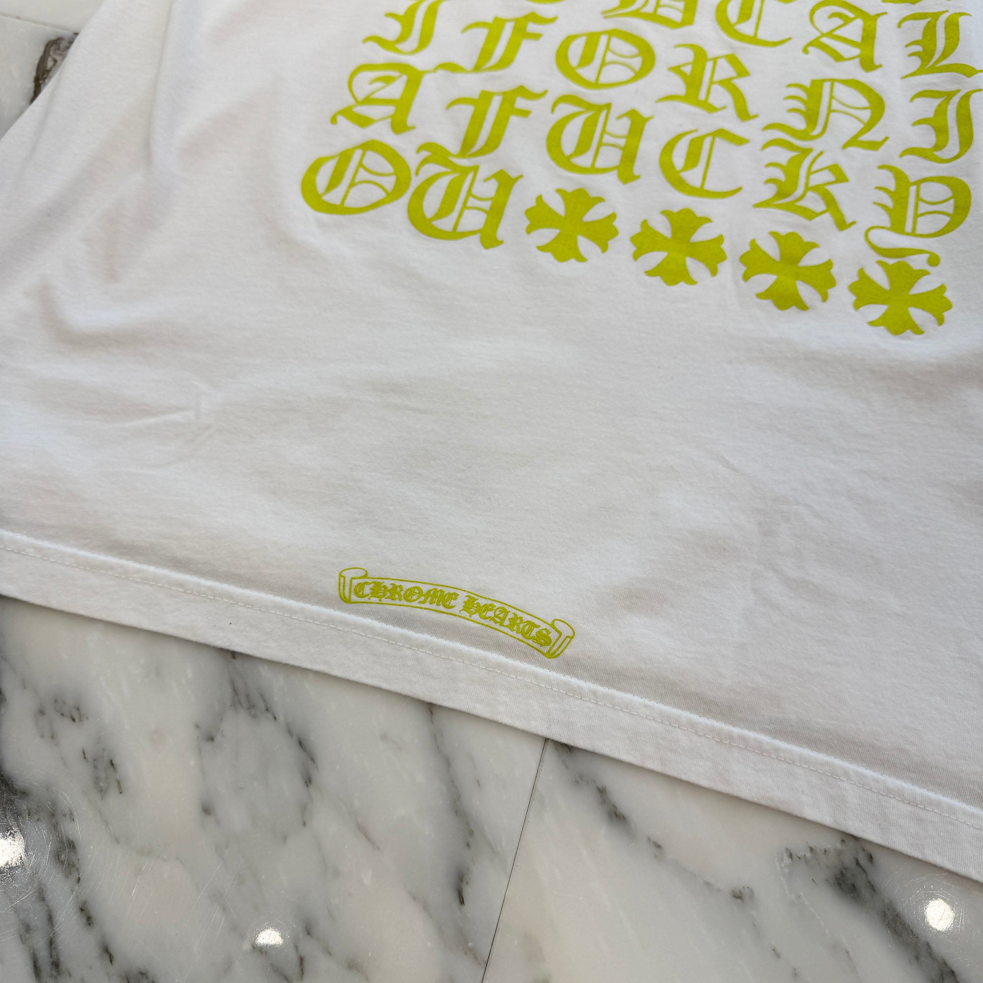 CHROME HEARTS Made In Hollywood Vertical Logo Tee Size XXL クロムハーツ メイドインハリウッド ヴァーティカルロゴ Tシャツ サイズXXL