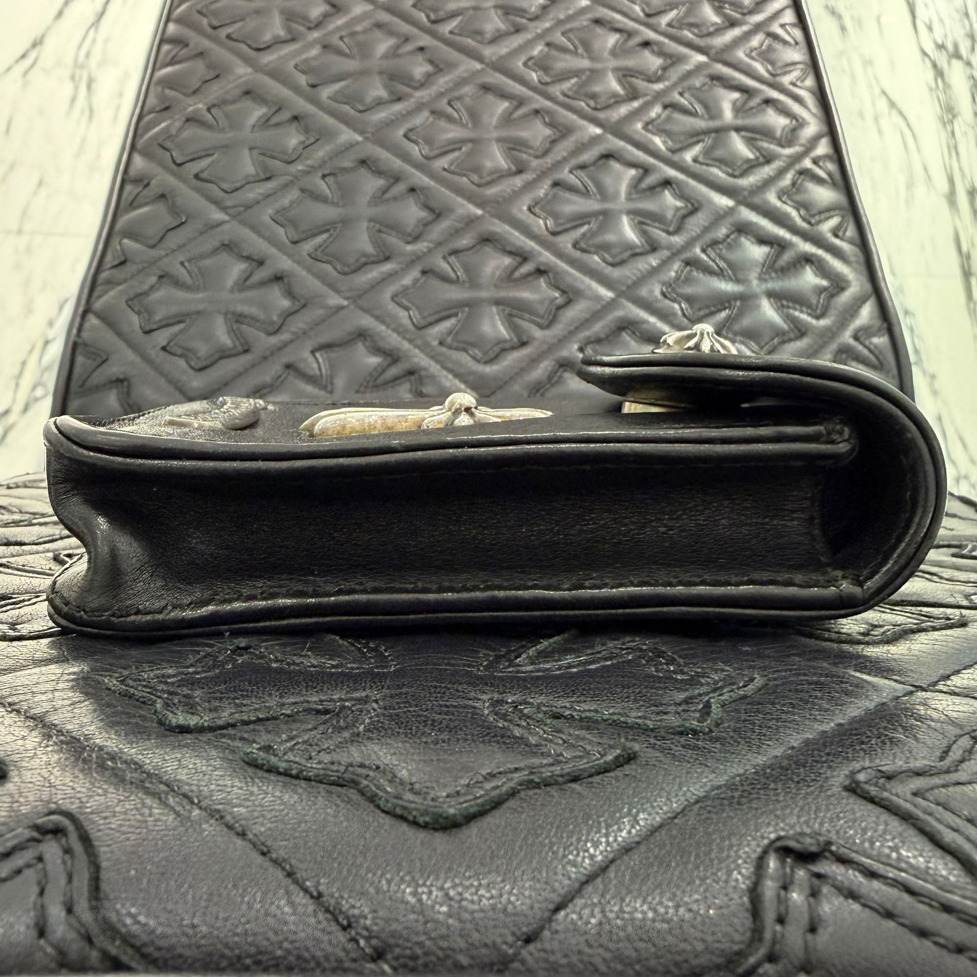 CHROME HEARTS Belt Pouch Small CH Cross Cigarette Case クロムハーツ ルトポーチ スモール CH クロス シガレットケース