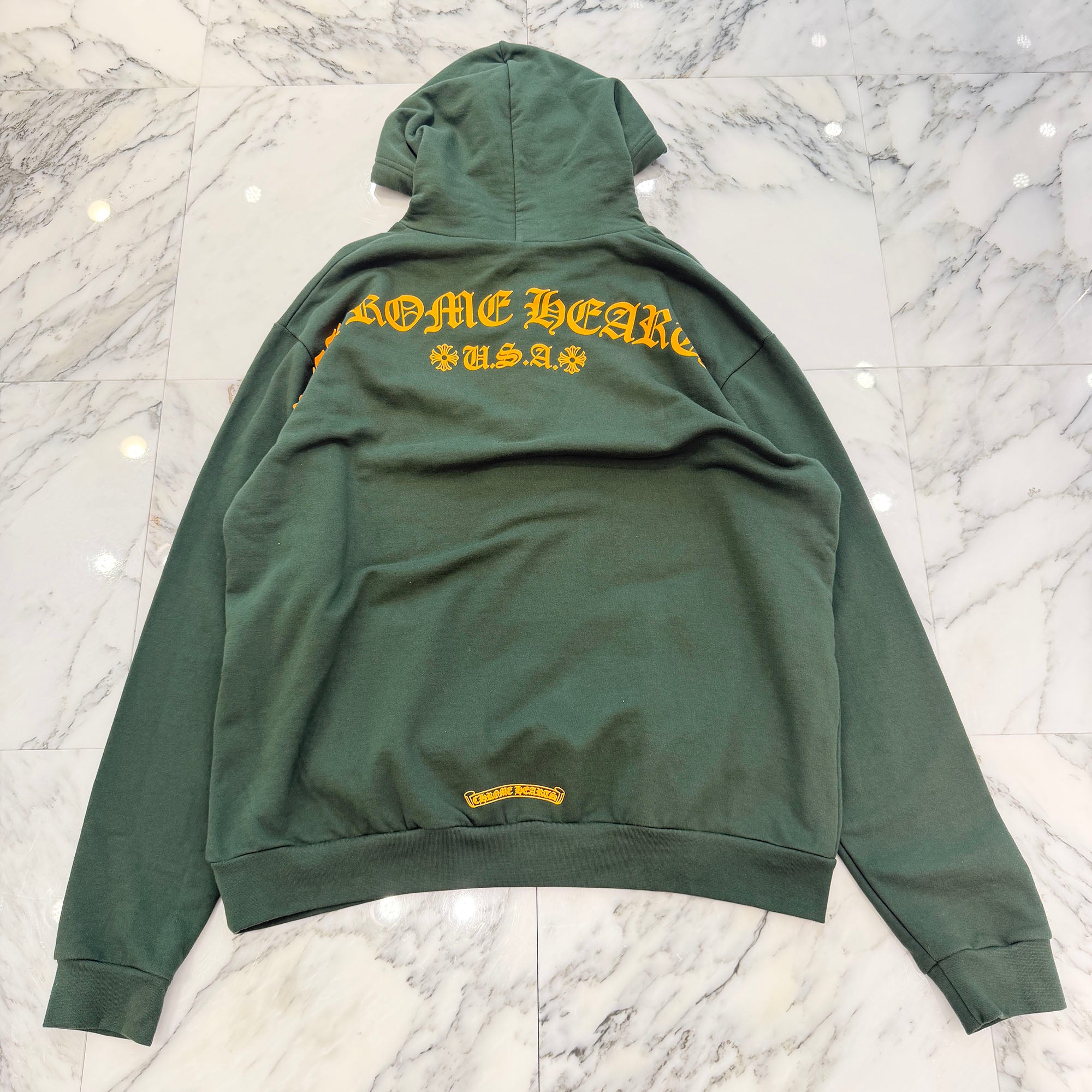 CHROME HEARTS 2025SS Online Limited Back Arch Logo USA Pullover Hoodie Size L クロムハーツ オンライン限定 バック アーチロゴUSA プルオーバーフーディ サイズL