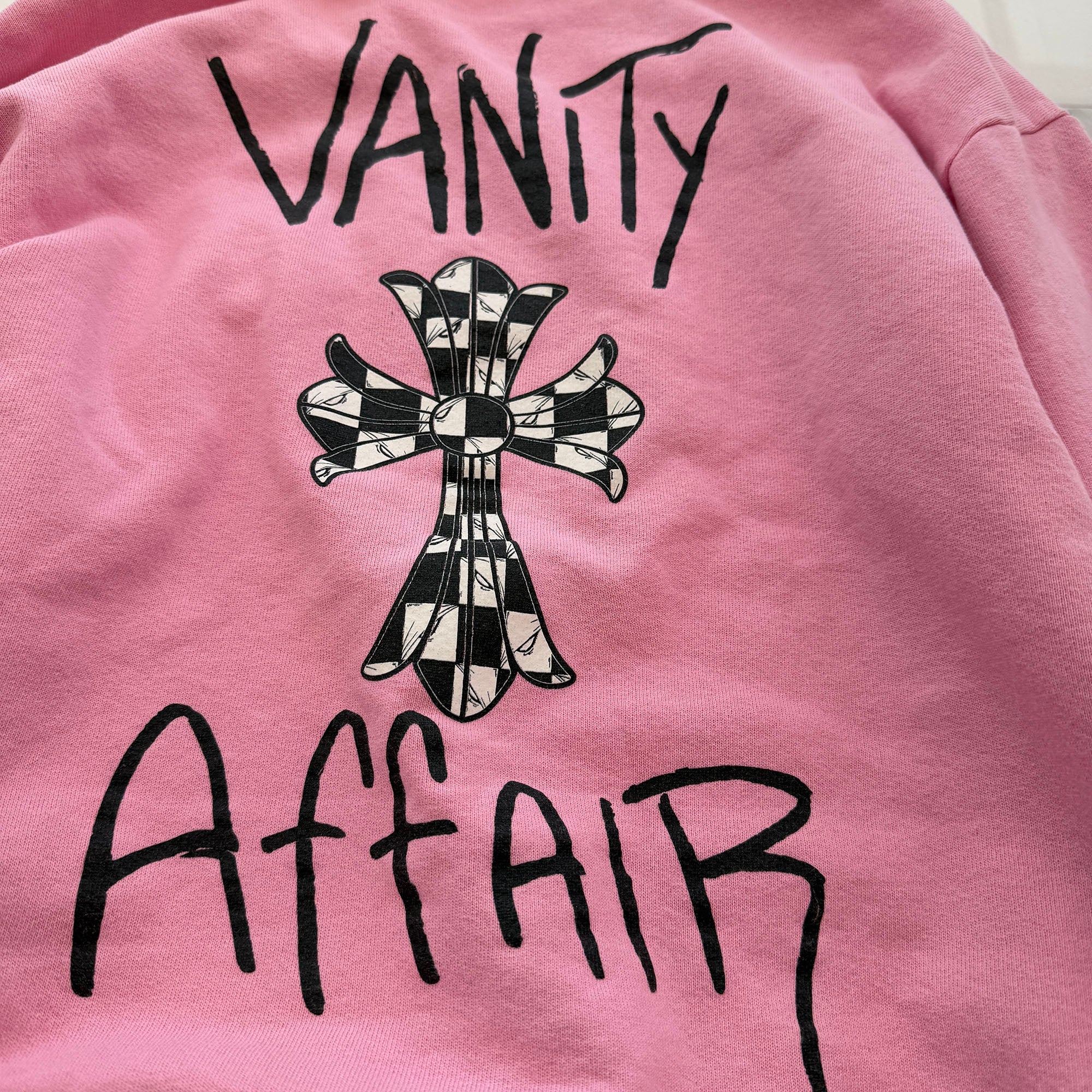 CHROME HEARTS × MATTY BOY Vanity Affair Crew Neck Sweat Shirt Size M クロムハーツ × マッティボーイ バニティ・アフェア クルーネックスウェットシャツ サイズM