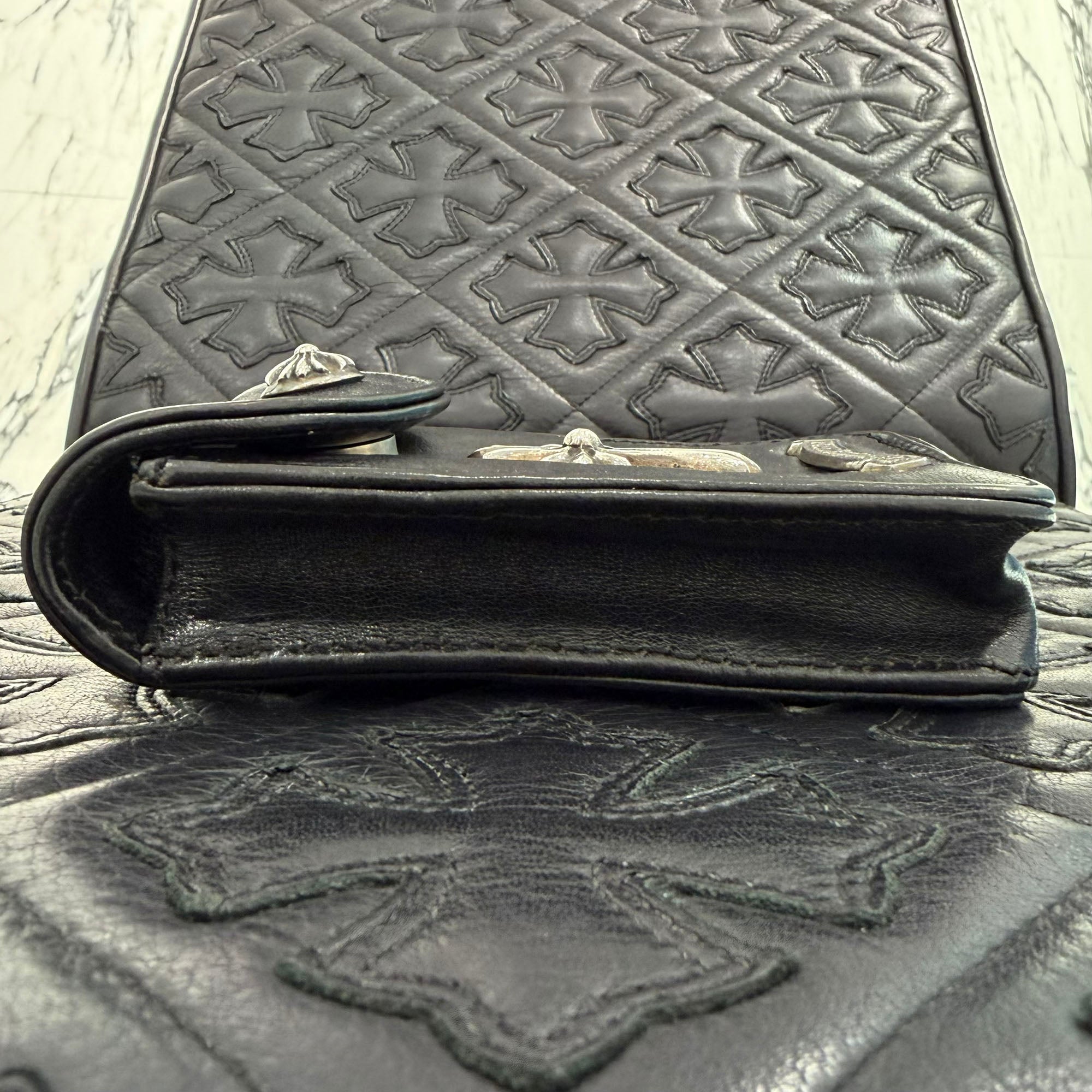 CHROME HEARTS Belt Pouch Small CH Cross Cigarette Case クロムハーツ ルトポーチ スモール CH クロス シガレットケース