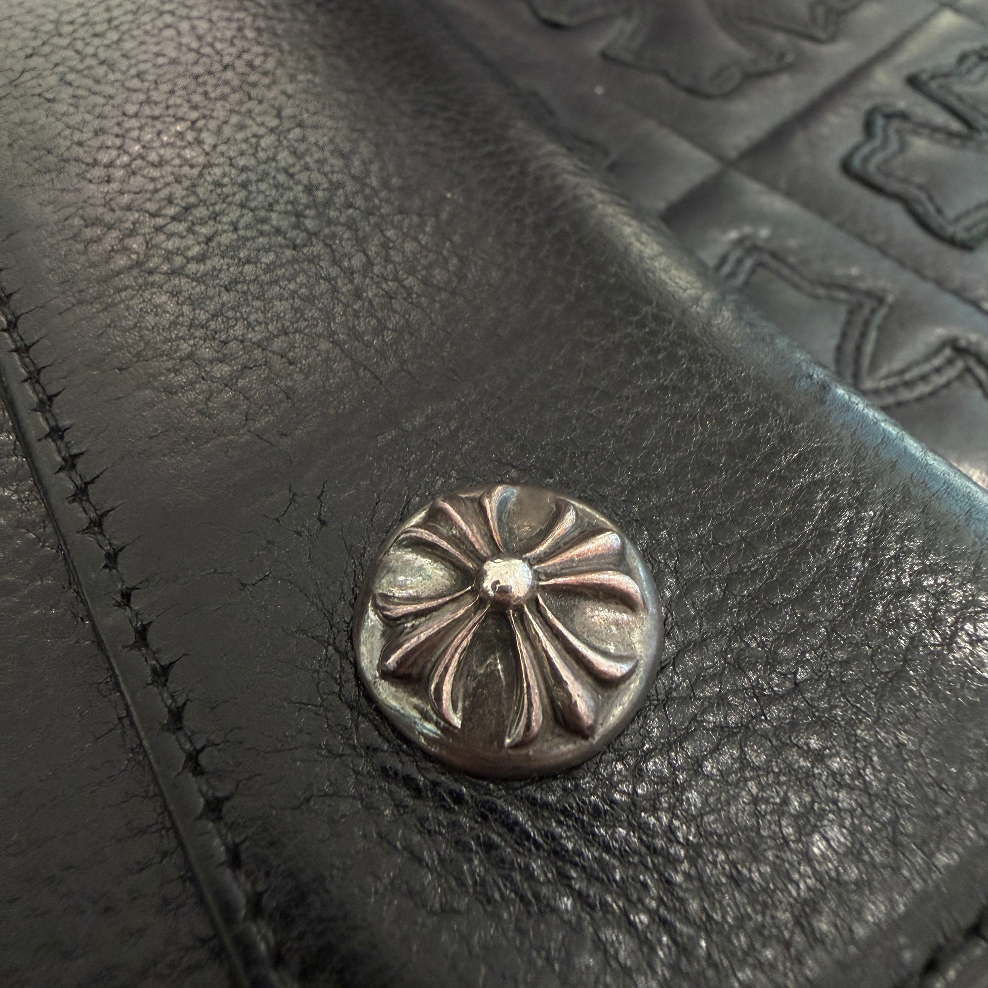 CHROME HEARTS Wave Cross Ball Wallet クロムハーツ ウェーブクロスボール ウォレット