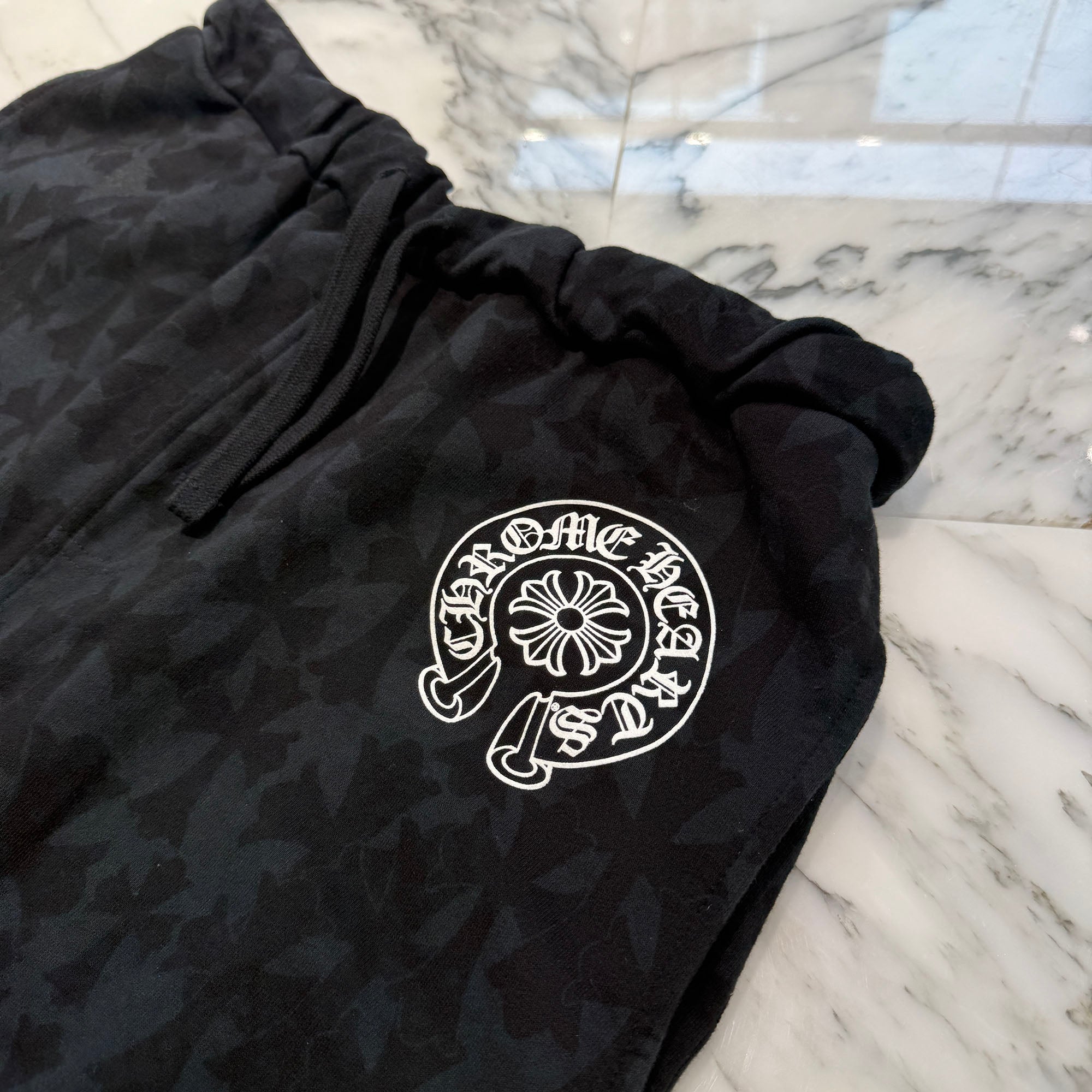 CHROME HEARTS 2024SS Graveyard Cemetery Cross Half Pants Size L クロムハーツ グレイブヤード セメタリークロス ハーフパンツ サイズL