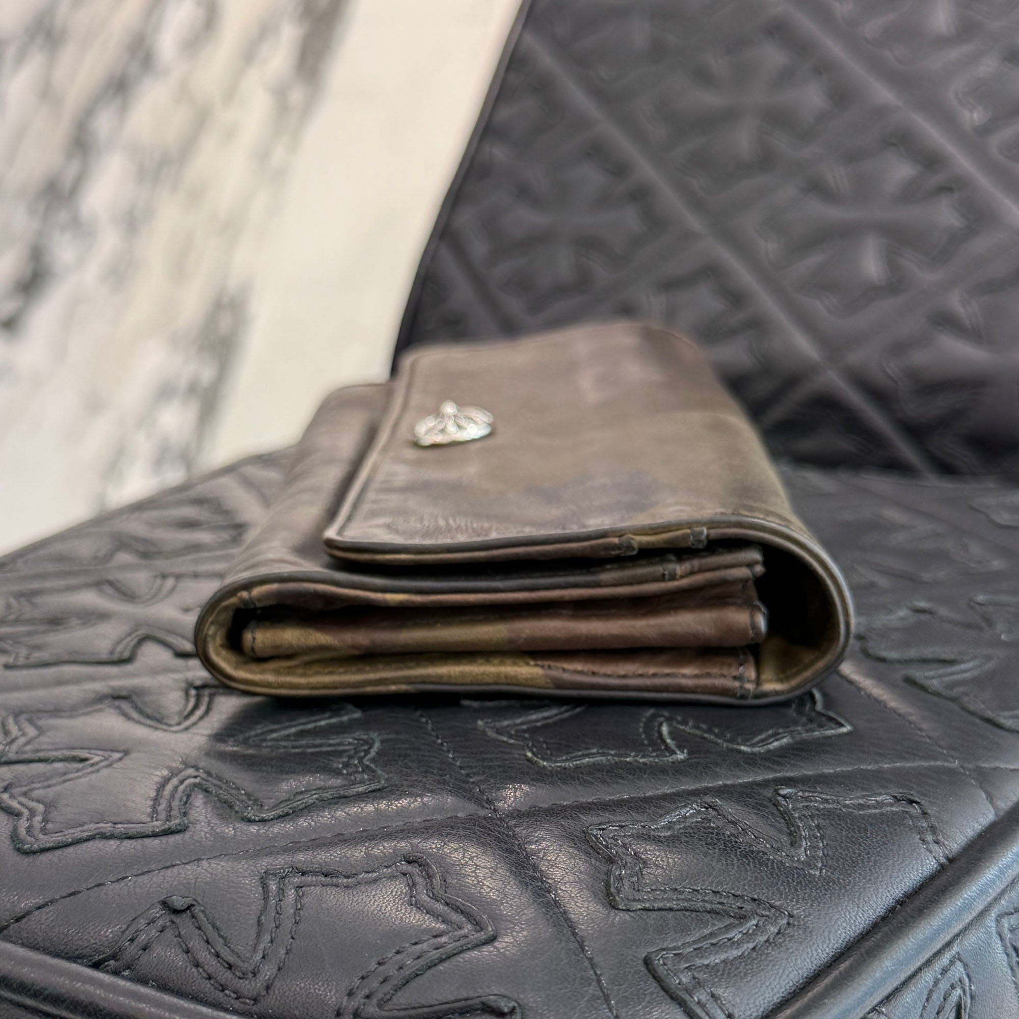 CHROME HEARTS Camouflage Judy Cross Ball Wallet クロムハーツ クロスボール カモフラージュ ジュディ クロスボールウォレット