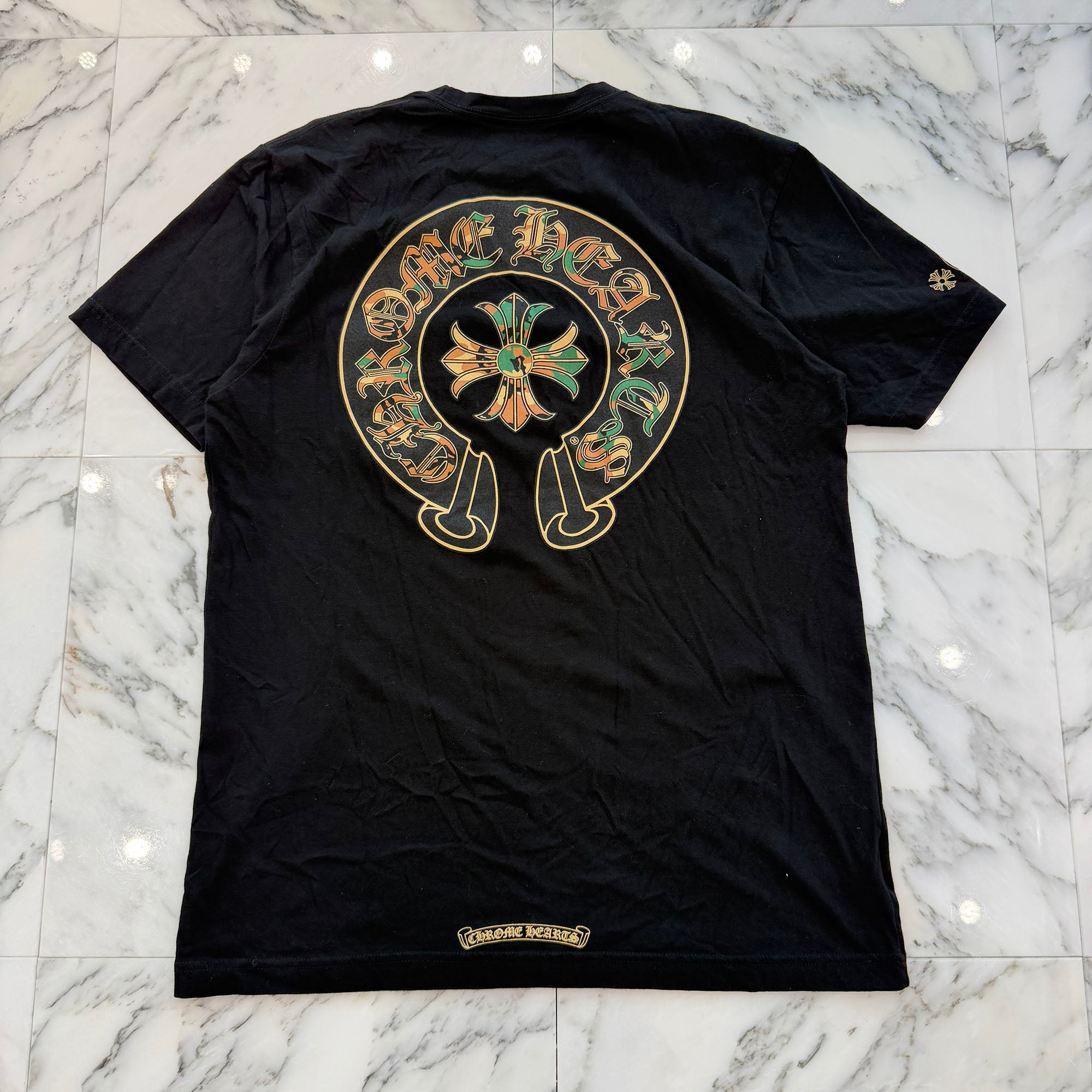 CHROME HEARTS Camo Horseshoe Tee Size L クロムハーツ カモ ホースシュー ティーシャツ サイズL