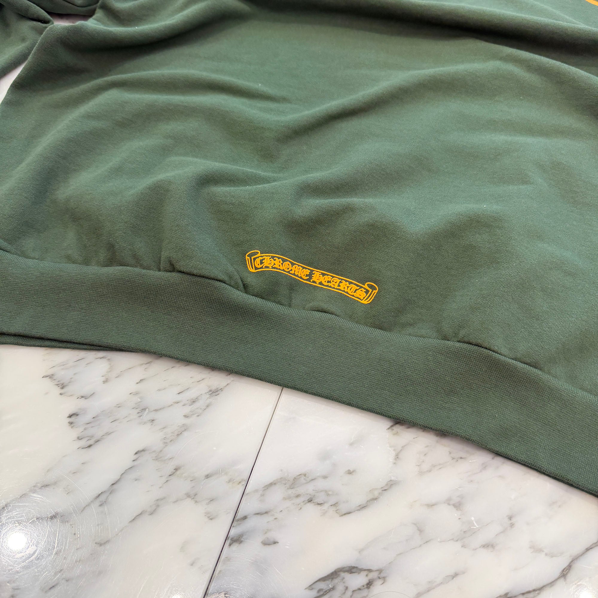 CHROME HEARTS 2025SS Online Limited Back Arch Logo USA Pullover Hoodie Size L クロムハーツ オンライン限定 バック アーチロゴUSA プルオーバーフーディ サイズL