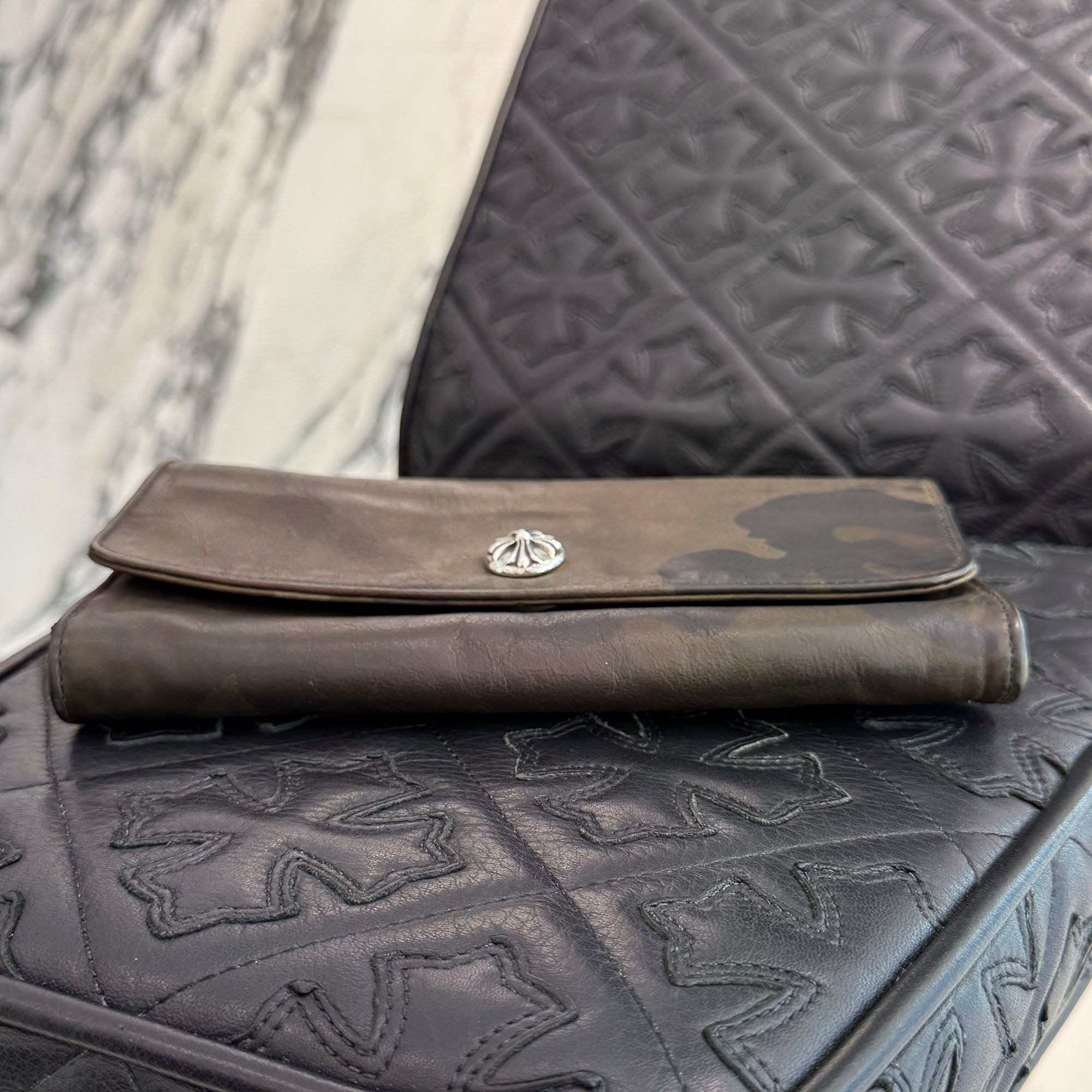 CHROME HEARTS Camouflage Judy Cross Ball Wallet クロムハーツ クロスボール カモフラージュ ジュディ クロスボールウォレット