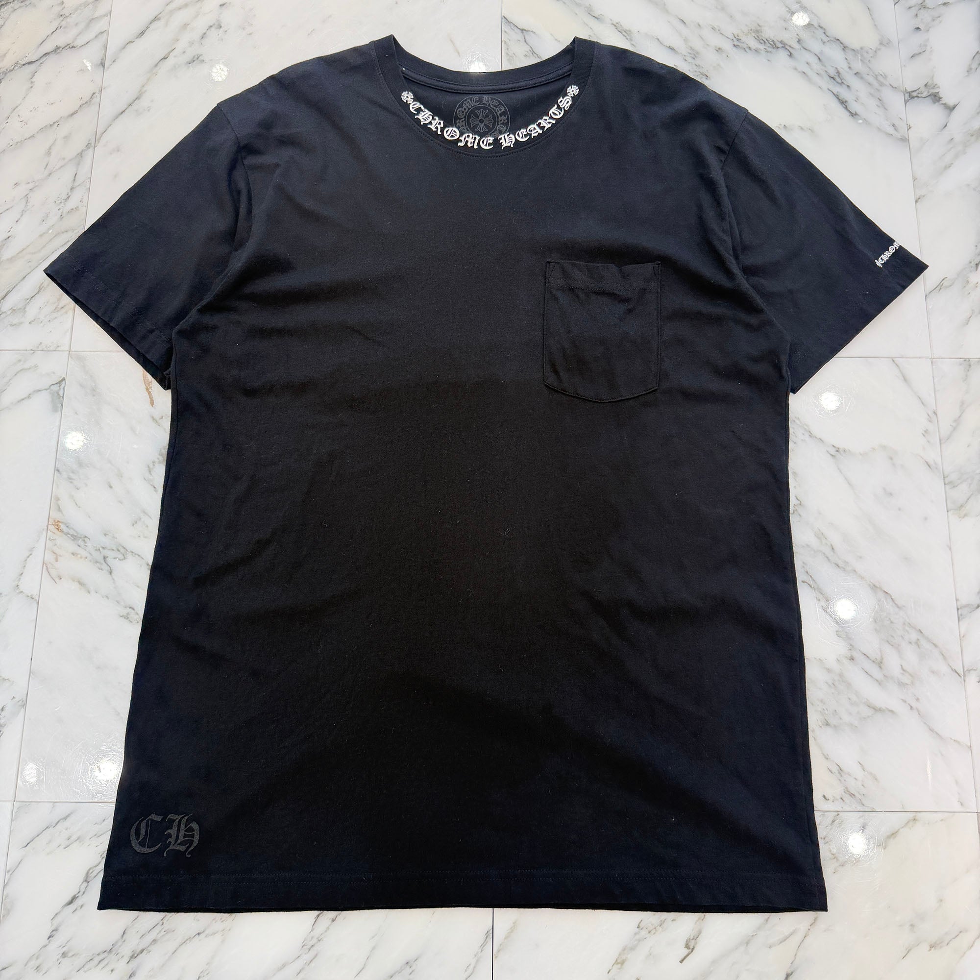 CHROME HEARTS Neck Logo Tee Size XL クロムハーツ ネックロゴ Tシャツ サイズXL