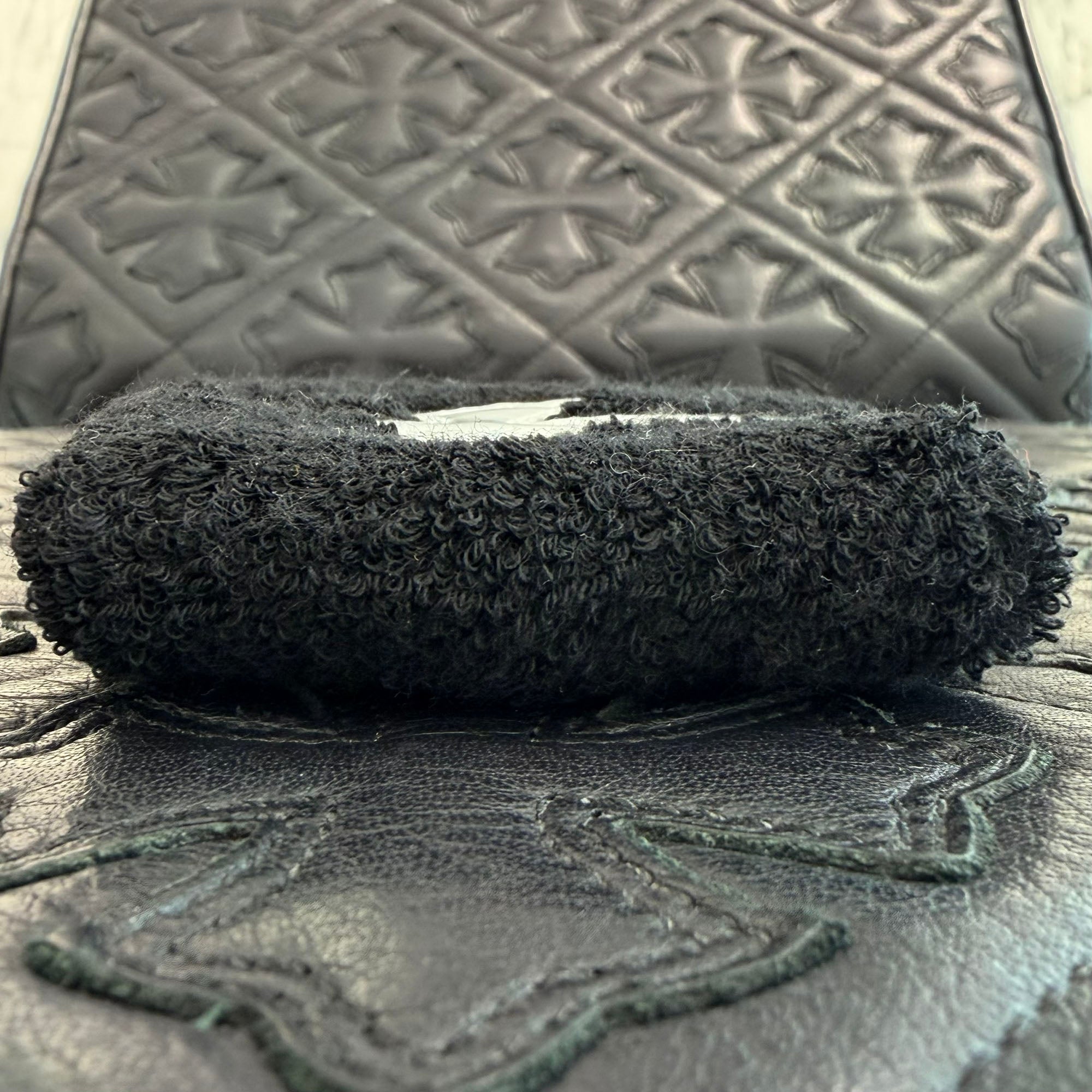 CHROME HEARTS Patent Leather Cross Patch Wrist Band Size ONE SIZE（7cm）クロムハーツ パテントレザー クロスパッチ リストバンド サイズONE SIZE（7cm）