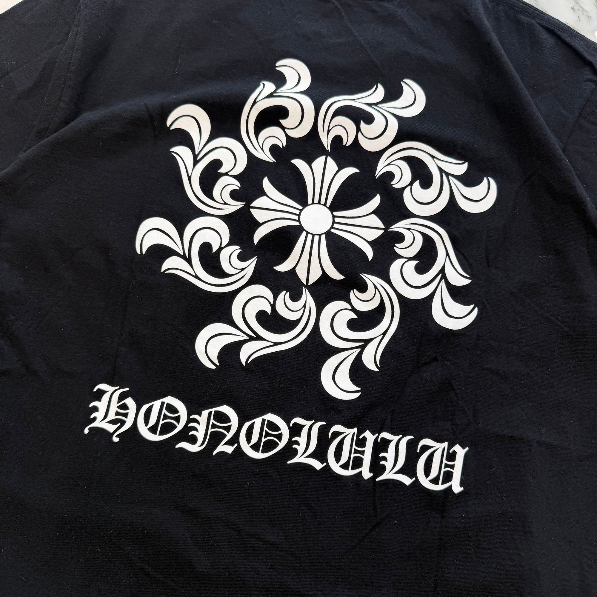 CHROME HEARTS Honolulu Limited Shine Cross Tee Size L クロムハーツ ホノルル限定 シャインクロス Tシャツ サイズL