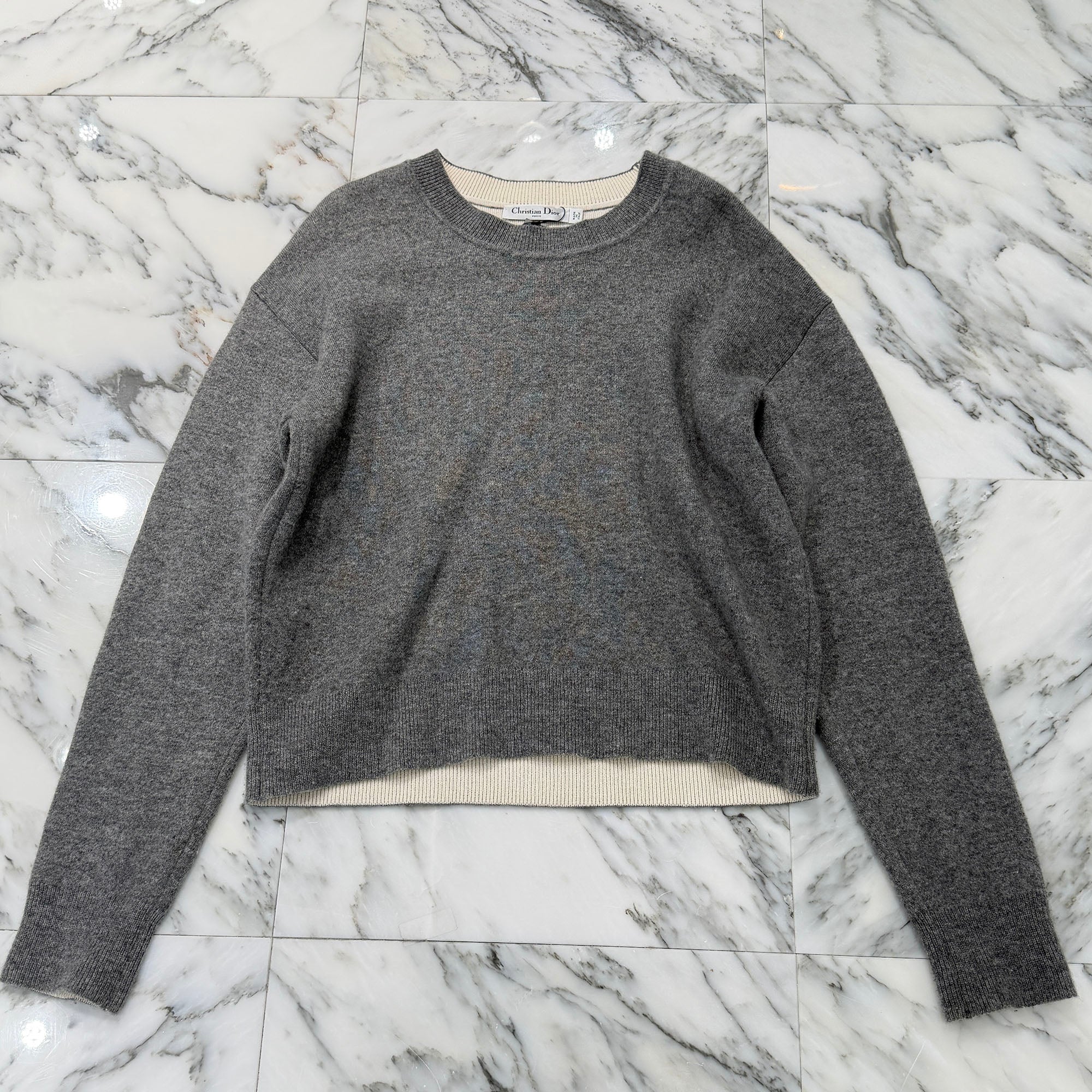 DIOR 2021AW Christian Dior 8 Boxy Sweater 924S55AM009 Size 40 ディオール クリスチャンディオール 8 ボクシーセーター サイズ40