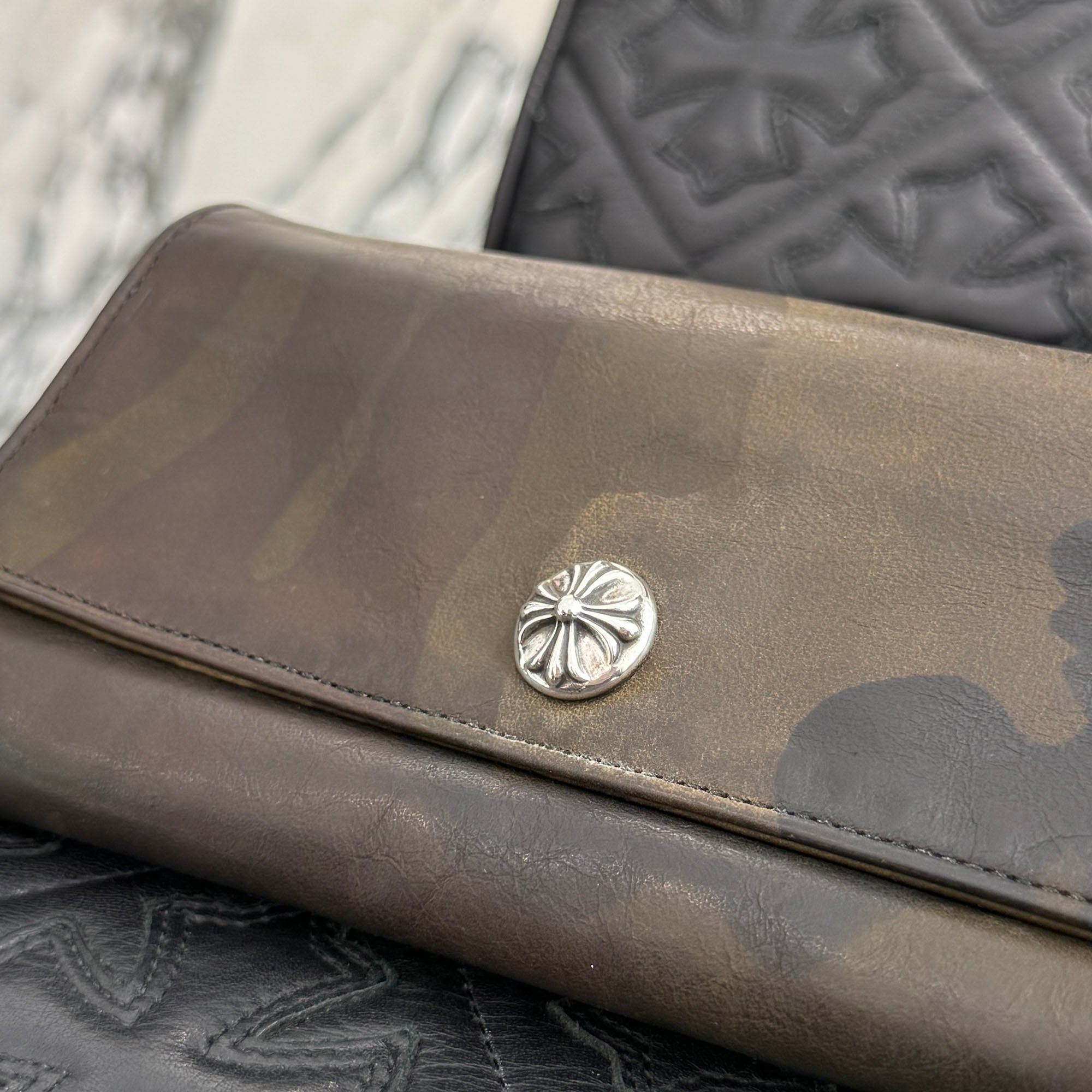 CHROME HEARTS Camouflage Judy Cross Ball Wallet クロムハーツ クロスボール カモフラージュ ジュディ クロスボールウォレット