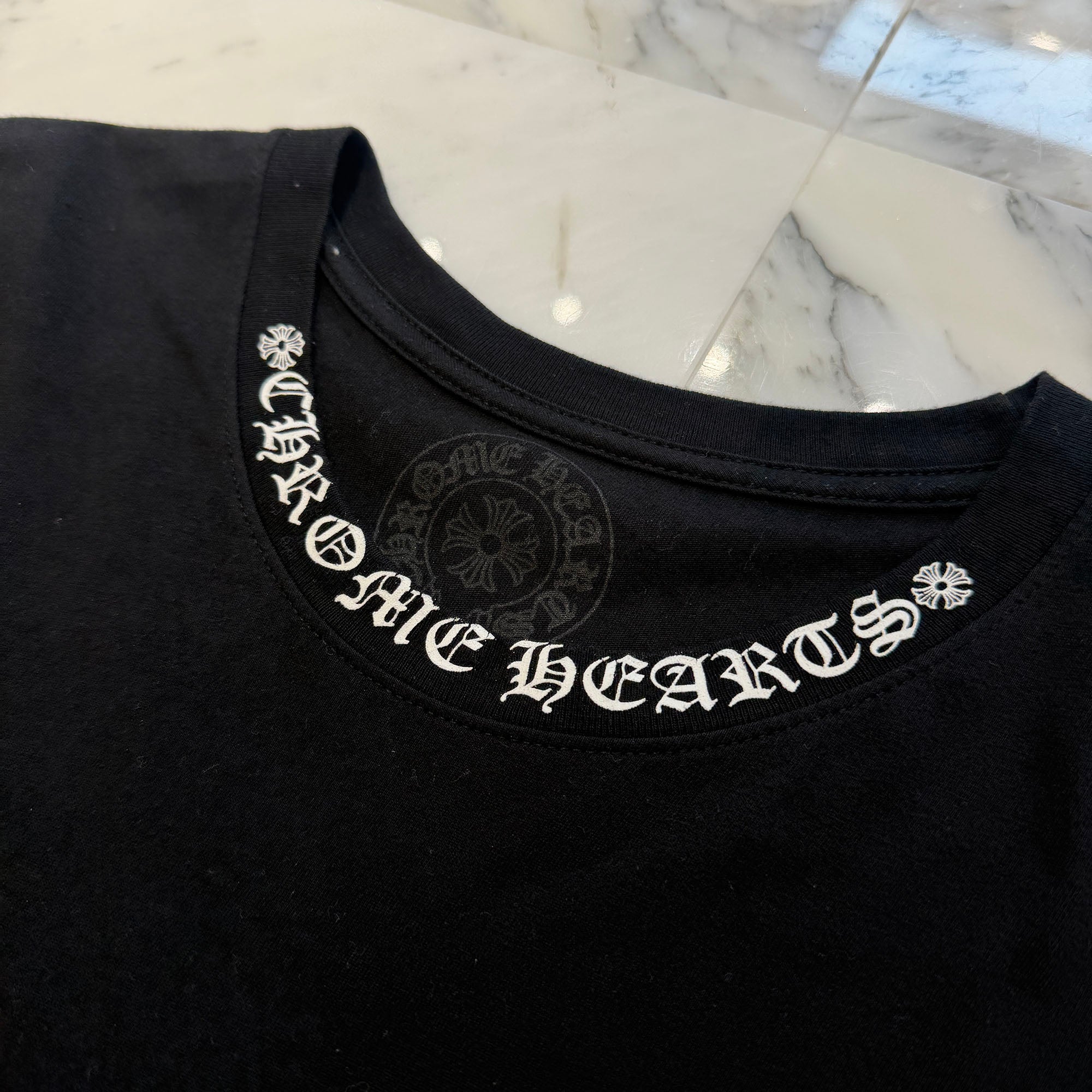 CHROME HEARTS Neck Logo Tee Size XL クロムハーツ ネックロゴ Tシャツ サイズXL