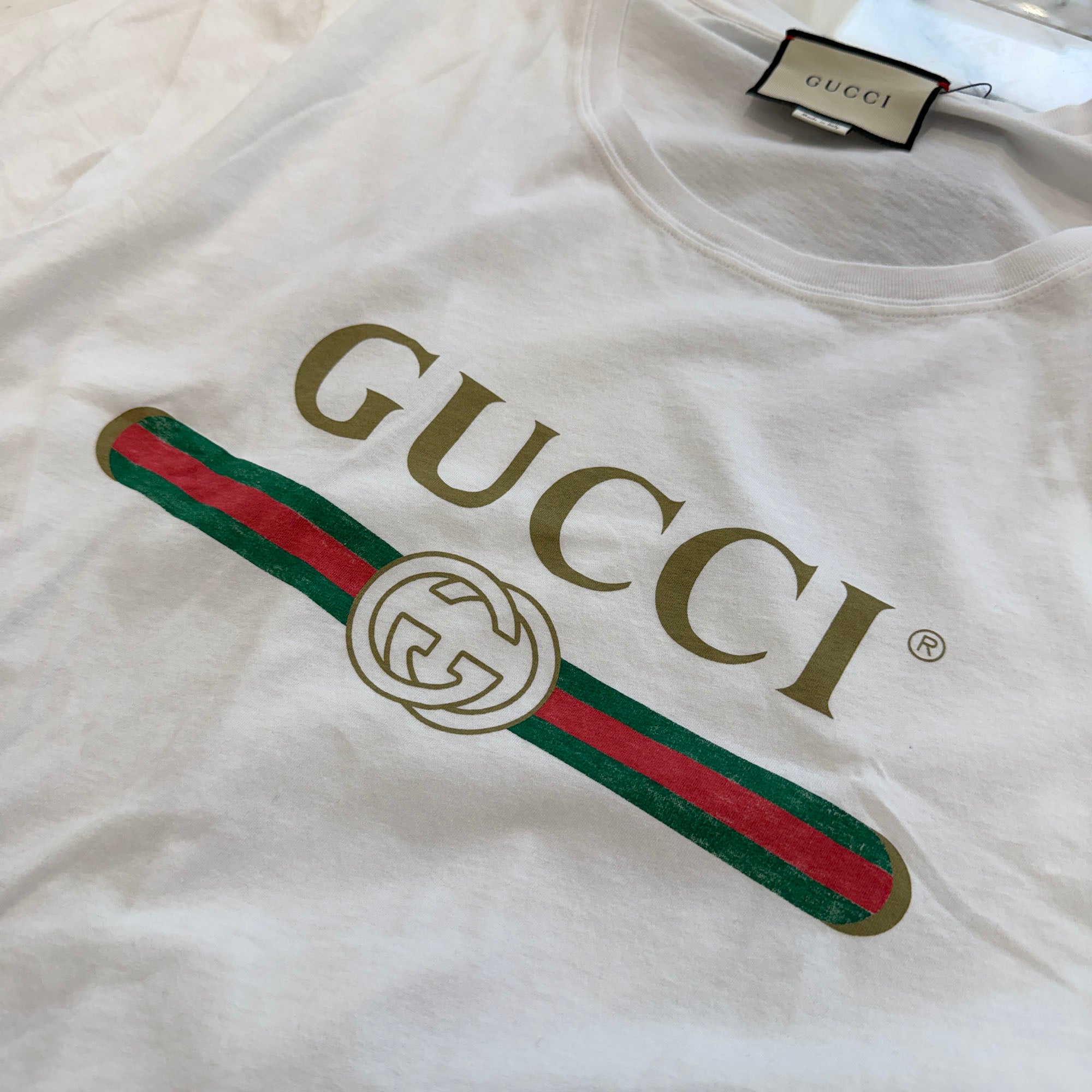 GUCCI 2022AW Logo Washed Over Sized Tee 440103 X3F05 Size M グッチ ロゴ ウォッシュドオーバーサイズ Tシャツ サイズM
