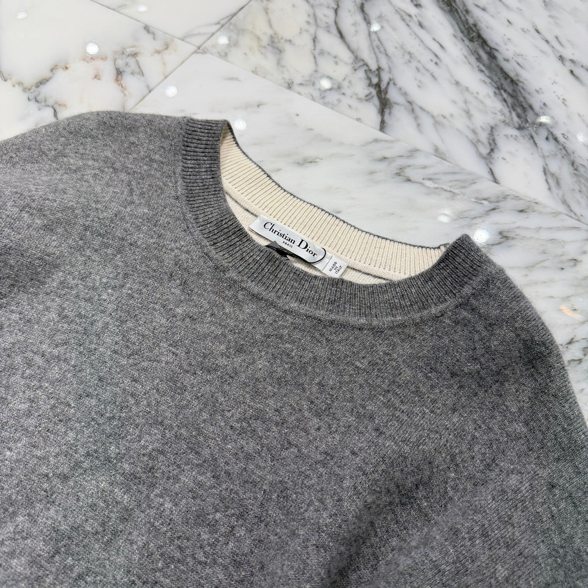 DIOR 2021AW Christian Dior 8 Boxy Sweater 924S55AM009 Size 40 ディオール クリスチャンディオール 8 ボクシーセーター サイズ40