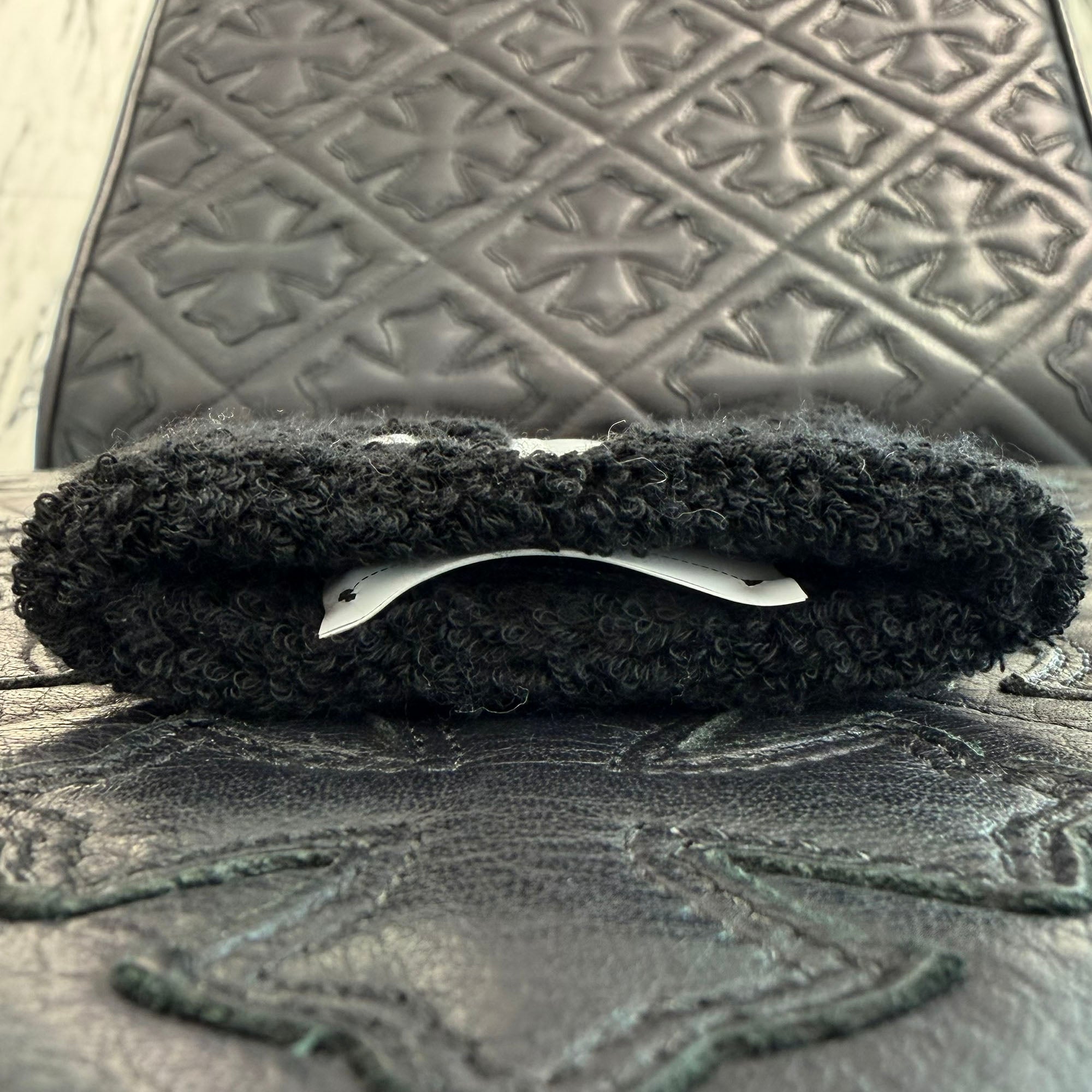 CHROME HEARTS Patent Leather Cross Patch Wrist Band Size ONE SIZE（7cm）クロムハーツ パテントレザー クロスパッチ リストバンド サイズONE SIZE（7cm）