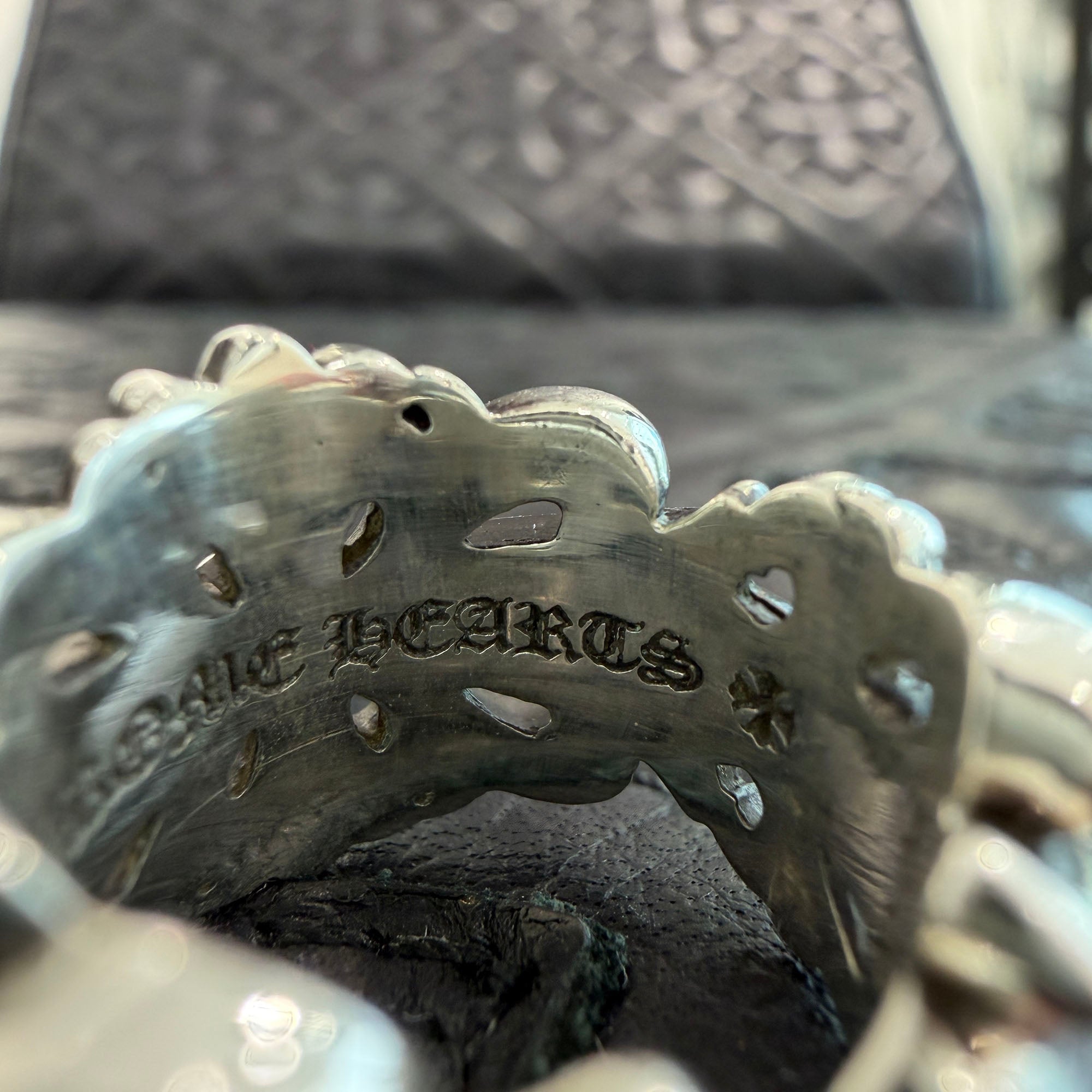 CHROME HEARTS DBL FLRL CRS Ring Size 7号 クロムハーツ ダブルフローラルクロス リング シルバー925 サイズ7号