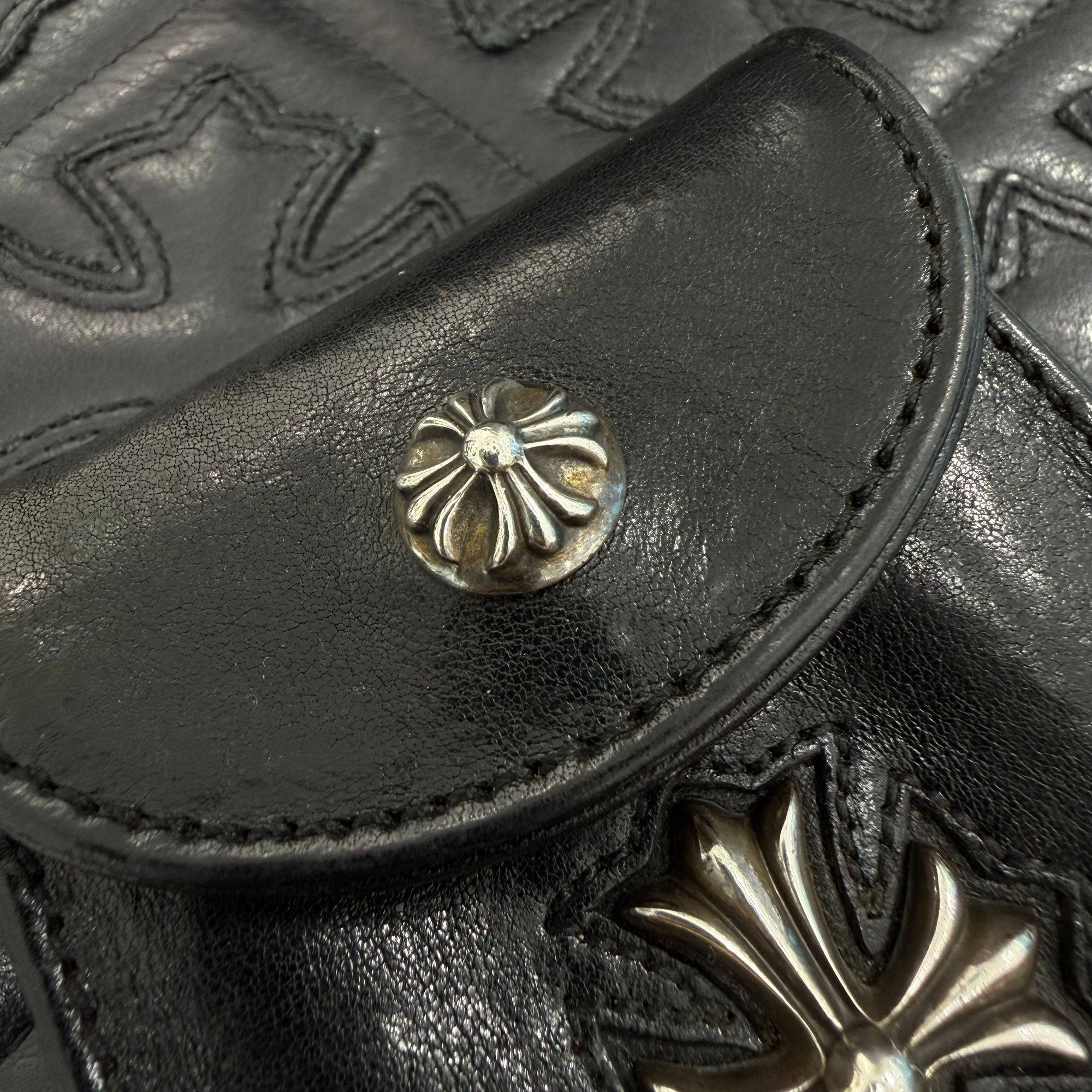 CHROME HEARTS Belt Pouch Small CH Cross Cigarette Case クロムハーツ ルトポーチ スモール CH クロス シガレットケース