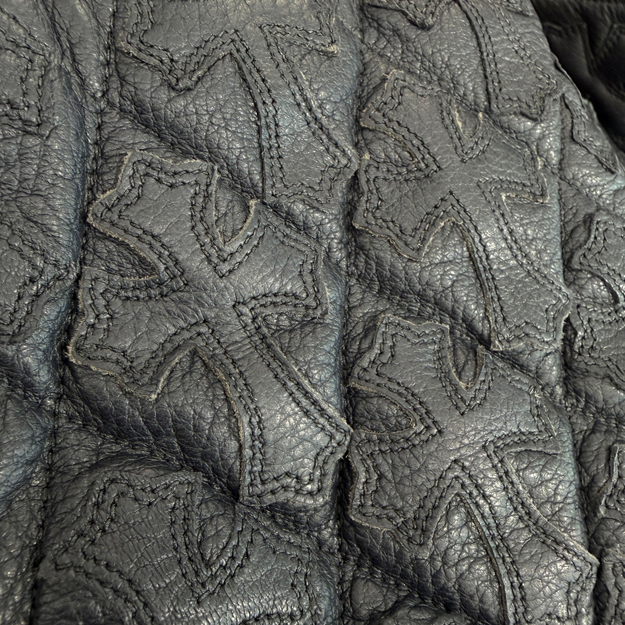 CHROME HEARTS DRAWSTRING Cemetery Cross Patch Sack クロムハーツ ドローストリング セメタリー クロスパッチ サック 巾着