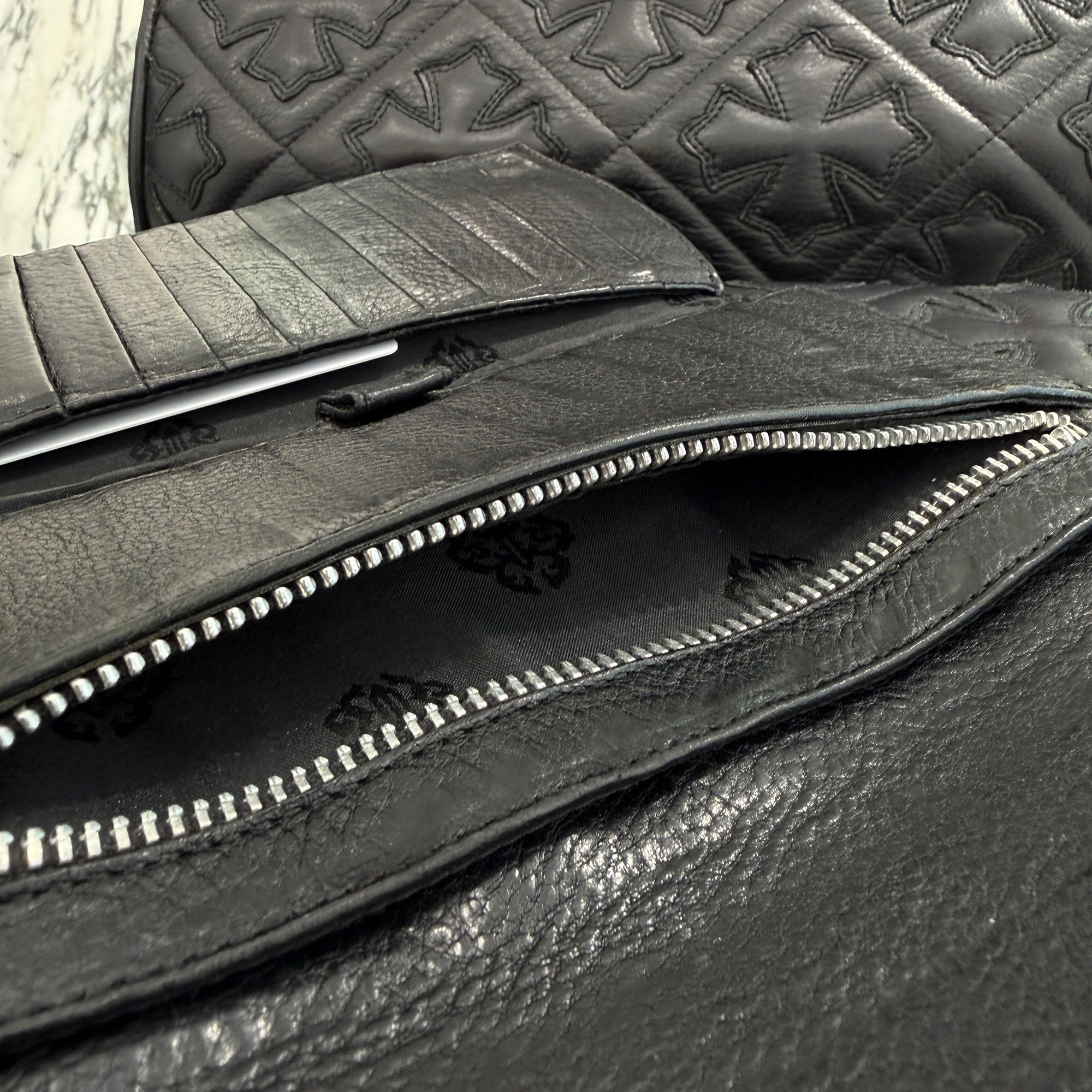 CHROME HEARTS Wave Cross Ball Wallet クロムハーツ ウェーブクロスボール ウォレット